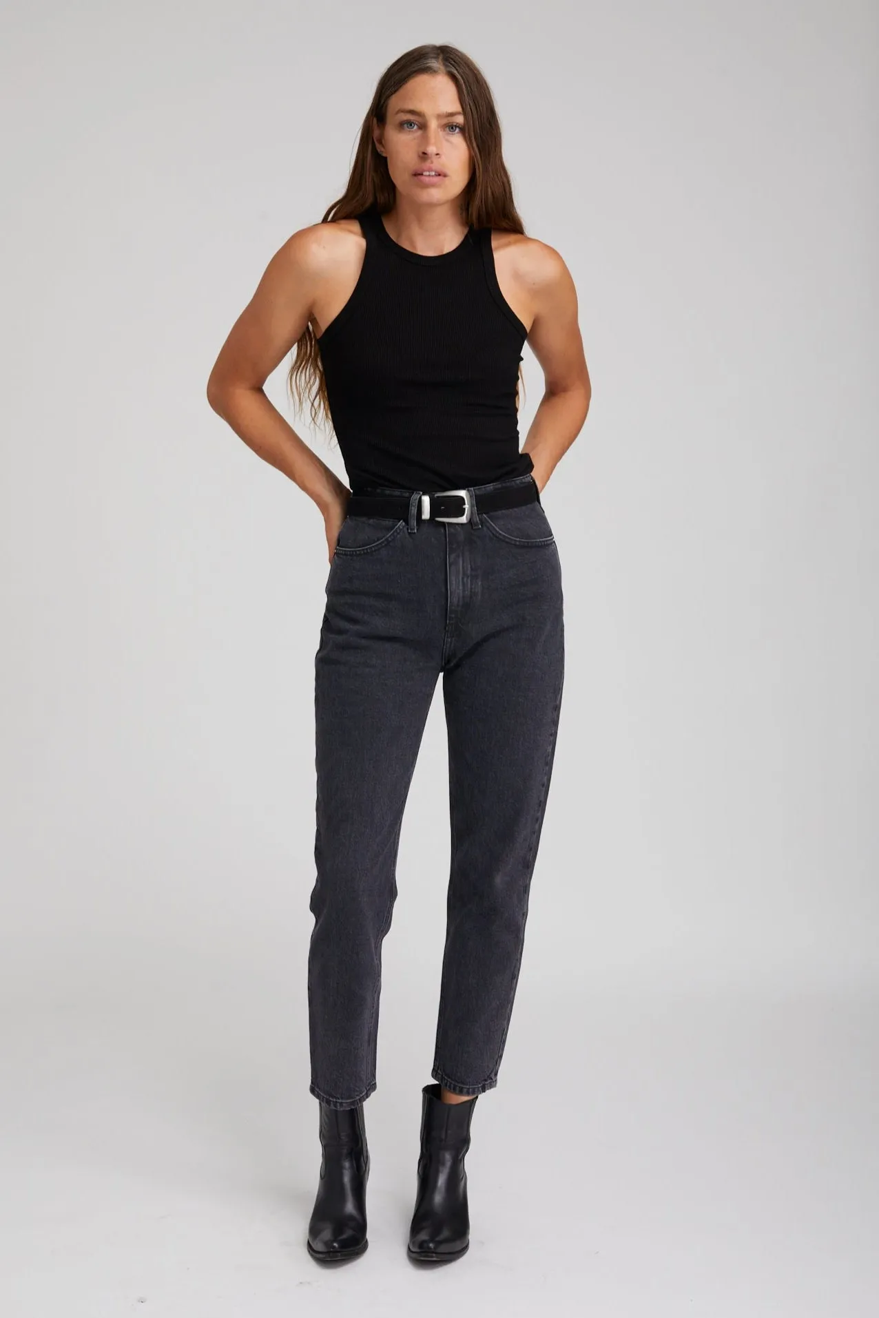Simone Tapered Straight Leg Denim sold by SPRWMN product image thumbnail 2