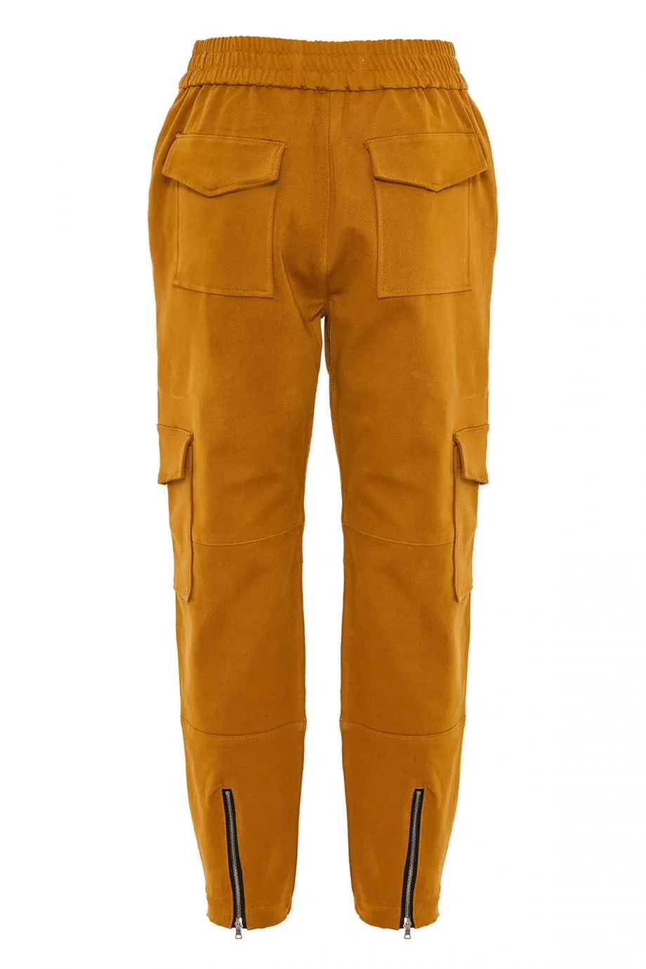 Moss Gold Twill Cargo Joggers sold by SPRWMN product image thumbnail 2