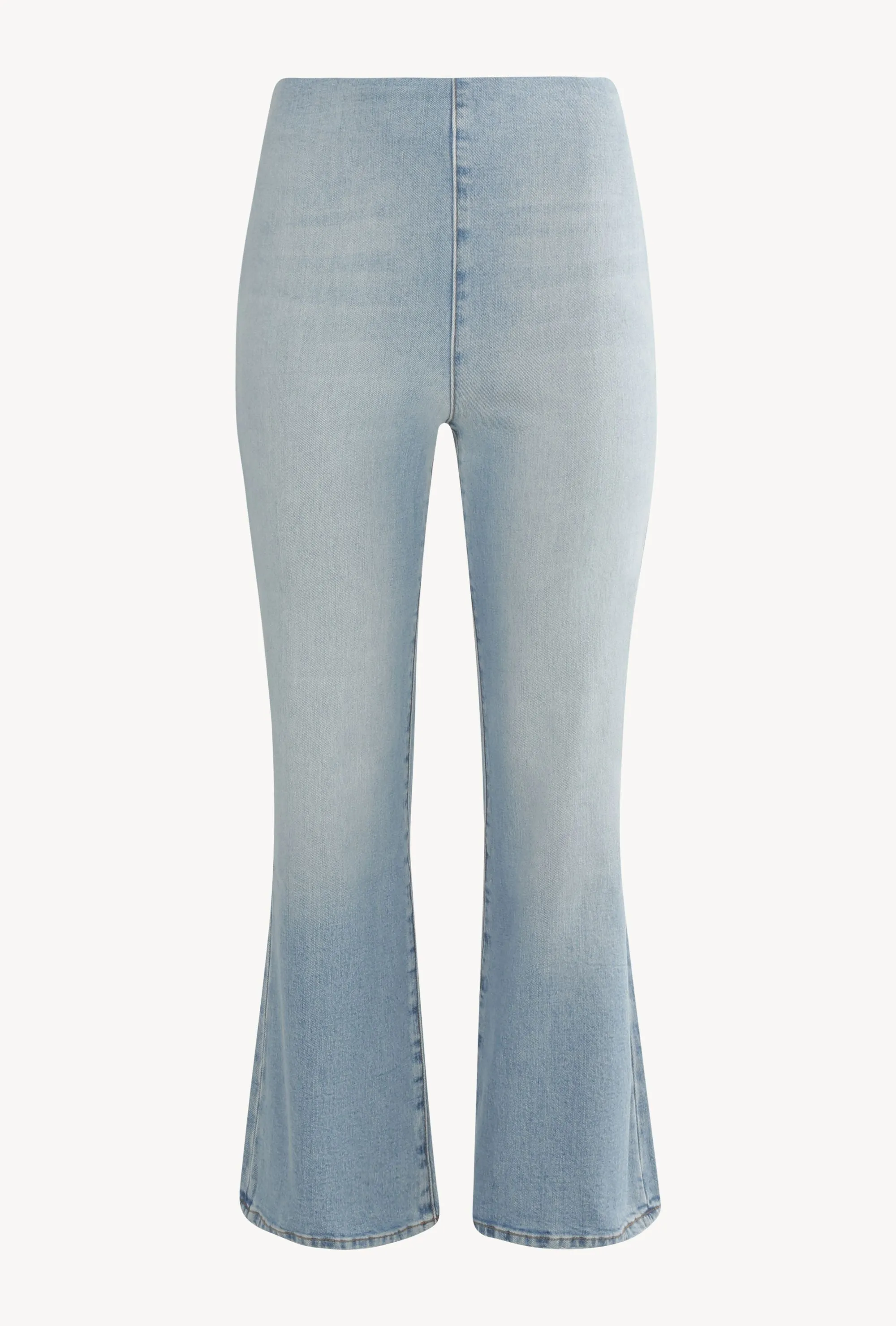 Crop Flare Denim Leggings sold by SPRWMN product image thumbnail 5