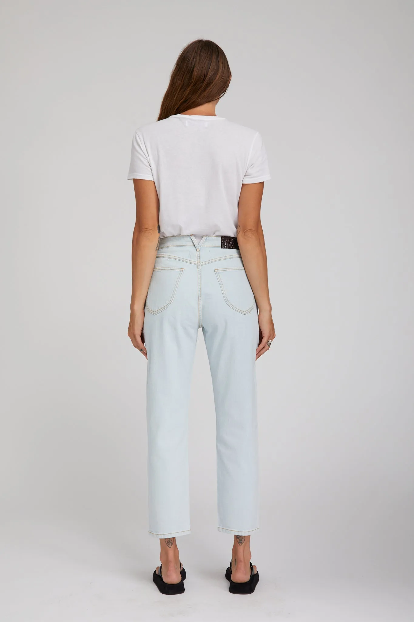 Greta Tapered Straight Leg Denim sold by SPRWMN product image thumbnail 4