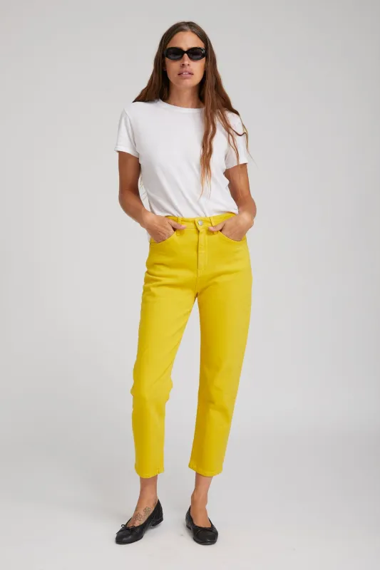 Malala Tapered Straight Leg Denim sold by SPRWMN