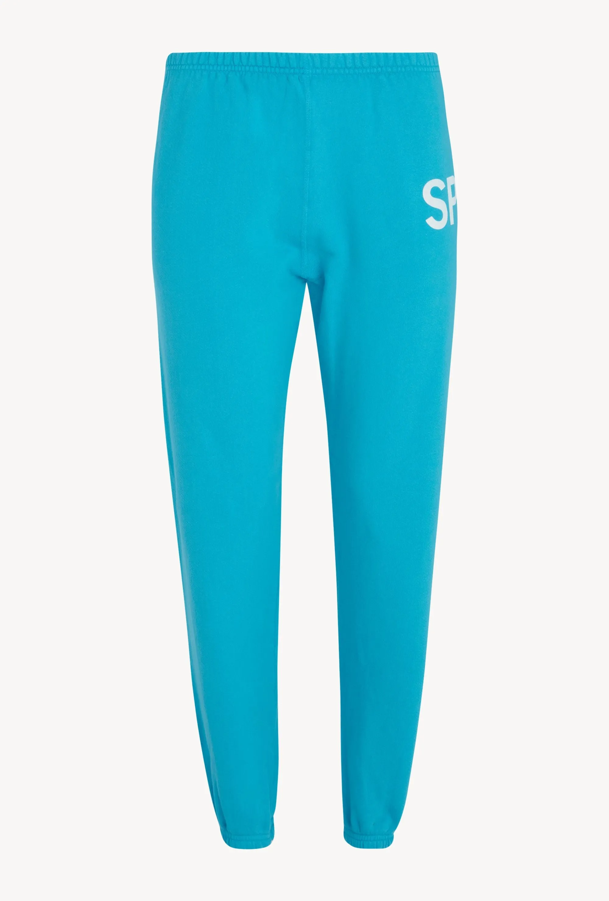 Turquoise Cotton Big Logo Sweatpants sold by SPRWMN product image thumbnail 4