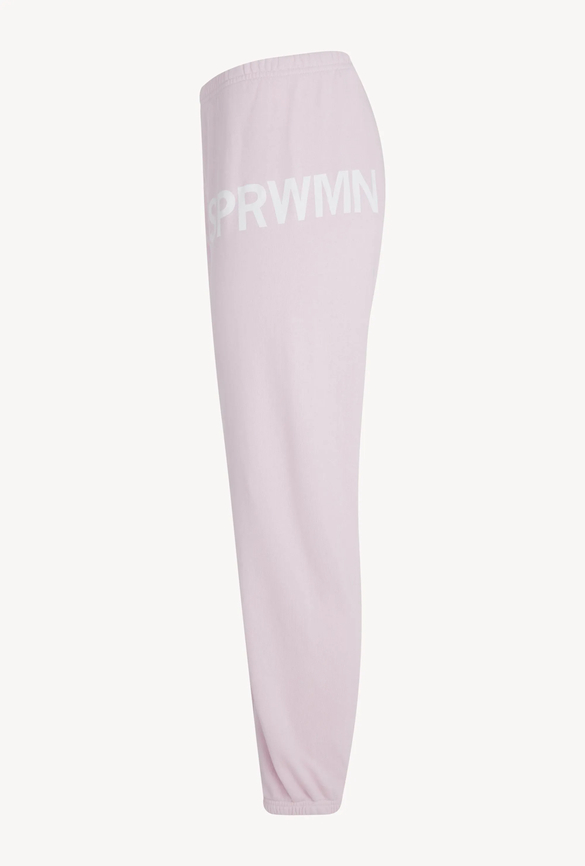Pale Pink Cotton Big Logo Sweatpants sold by SPRWMN product image thumbnail 2