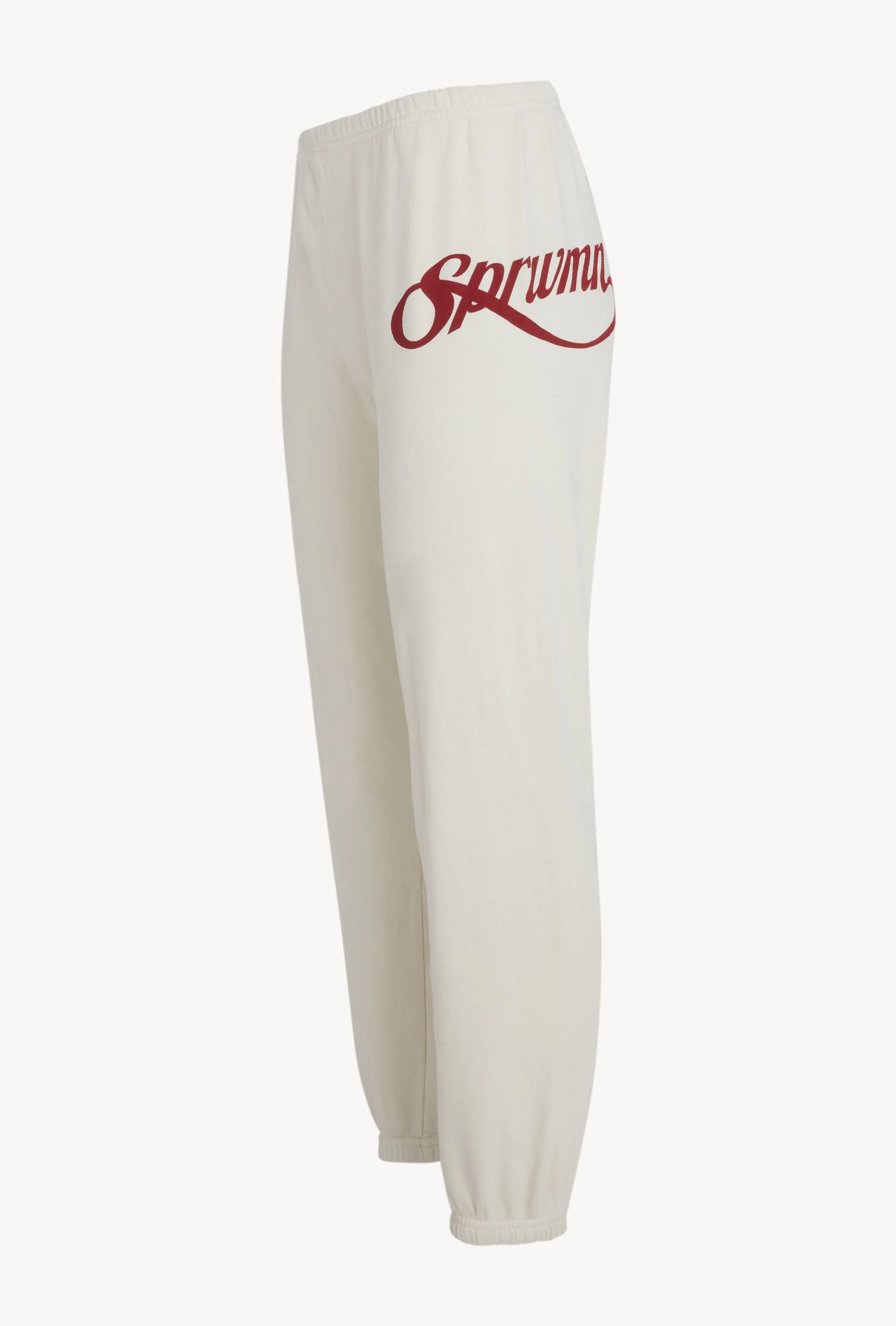 Off White Cotton Logo Script Sweatpants sold by SPRWMN product image thumbnail 4