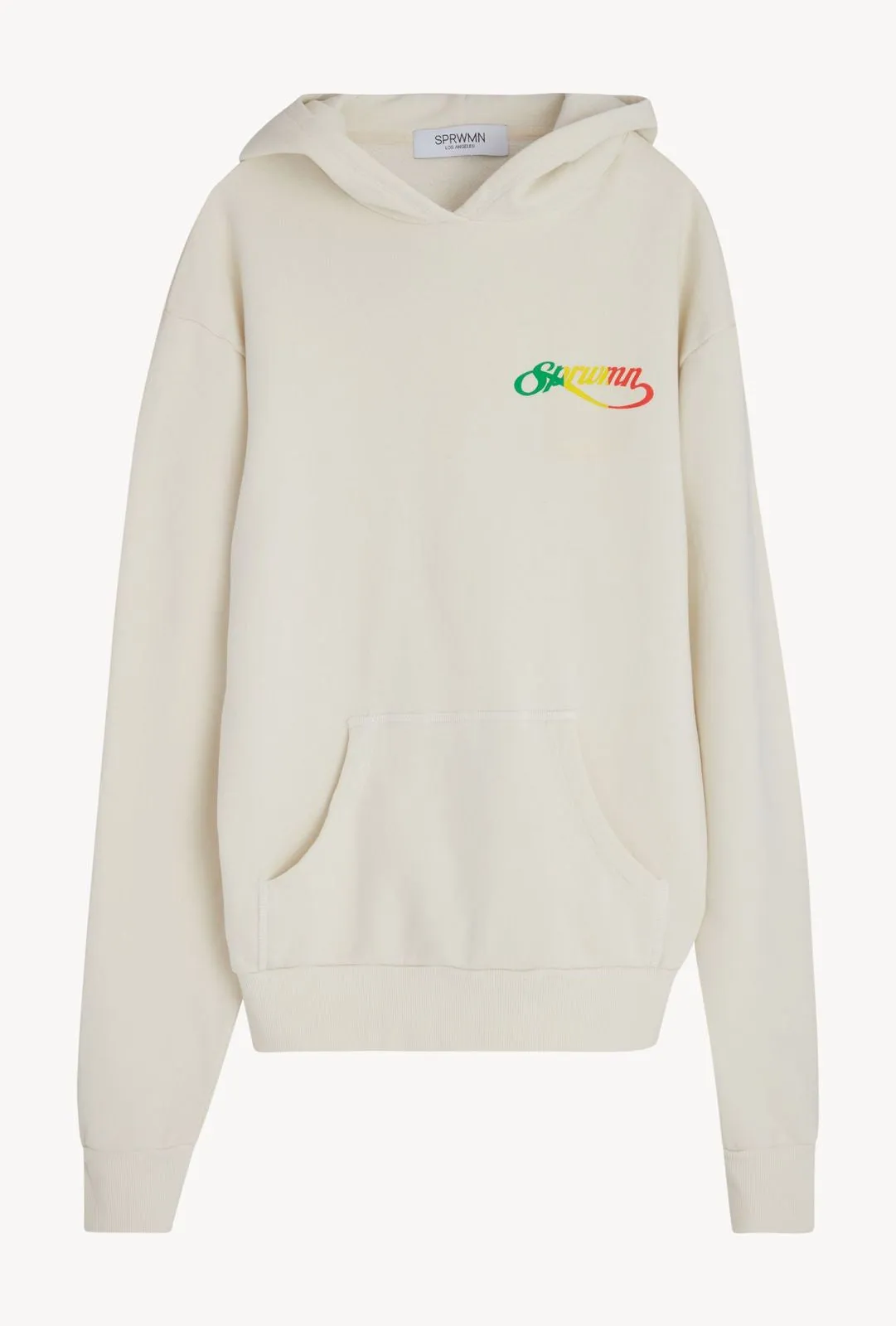 Off White Rasta Script Cotton Logo Hoodie sold by SPRWMN product image thumbnail 2