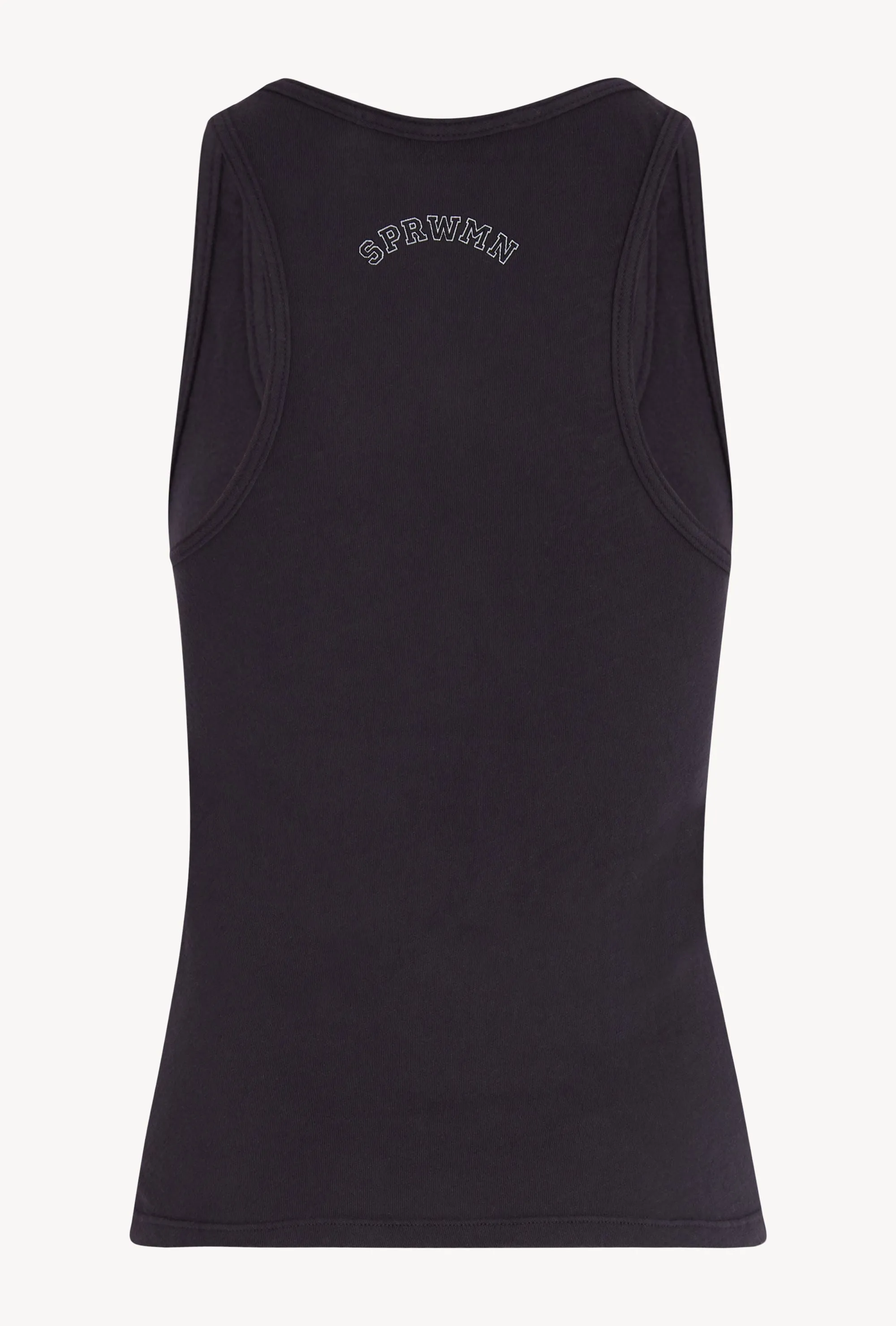 Faded Black Cotton Tank sold by SPRWMN product image thumbnail 4