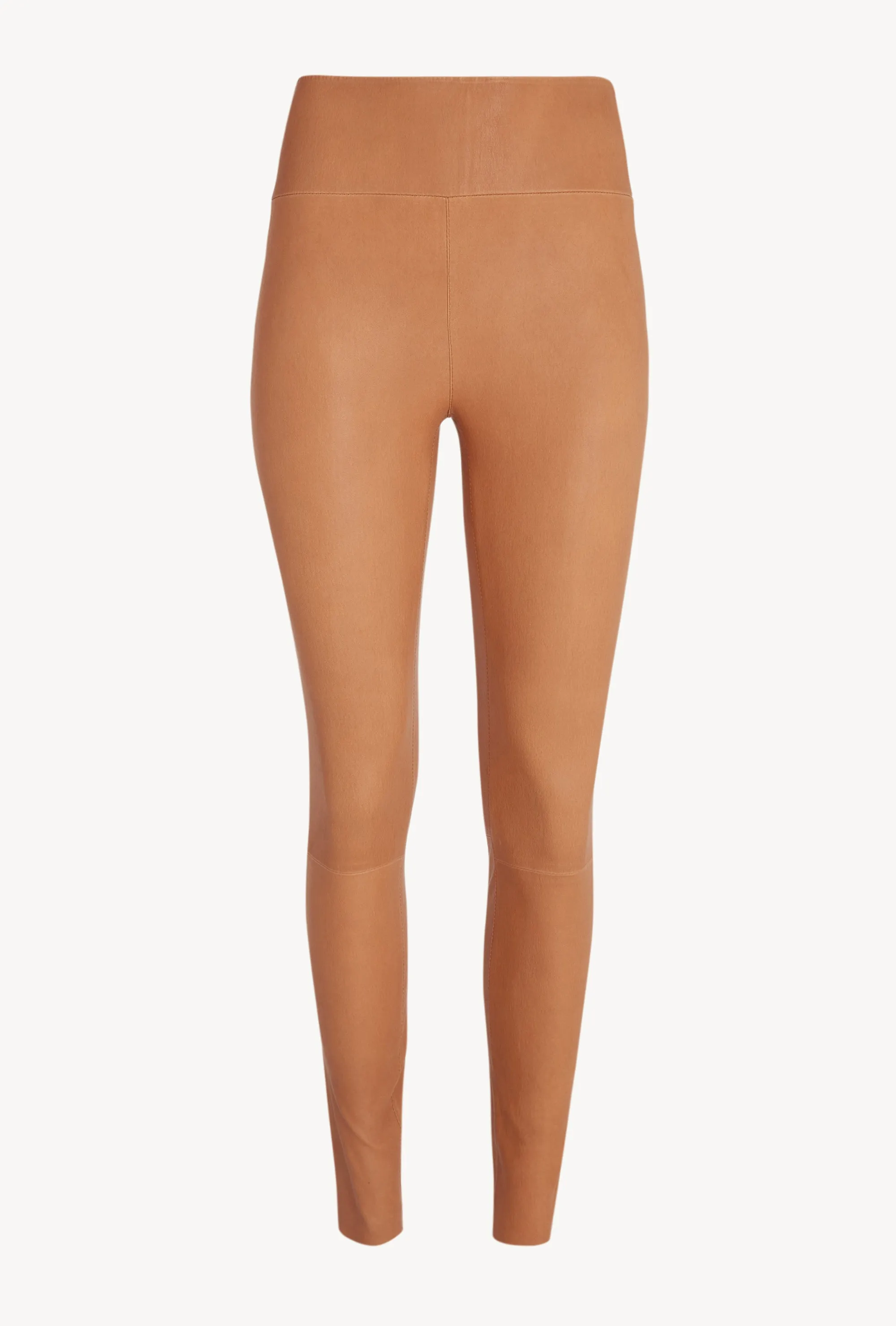 Caramel Leather Ankle Leggings sold by SPRWMN