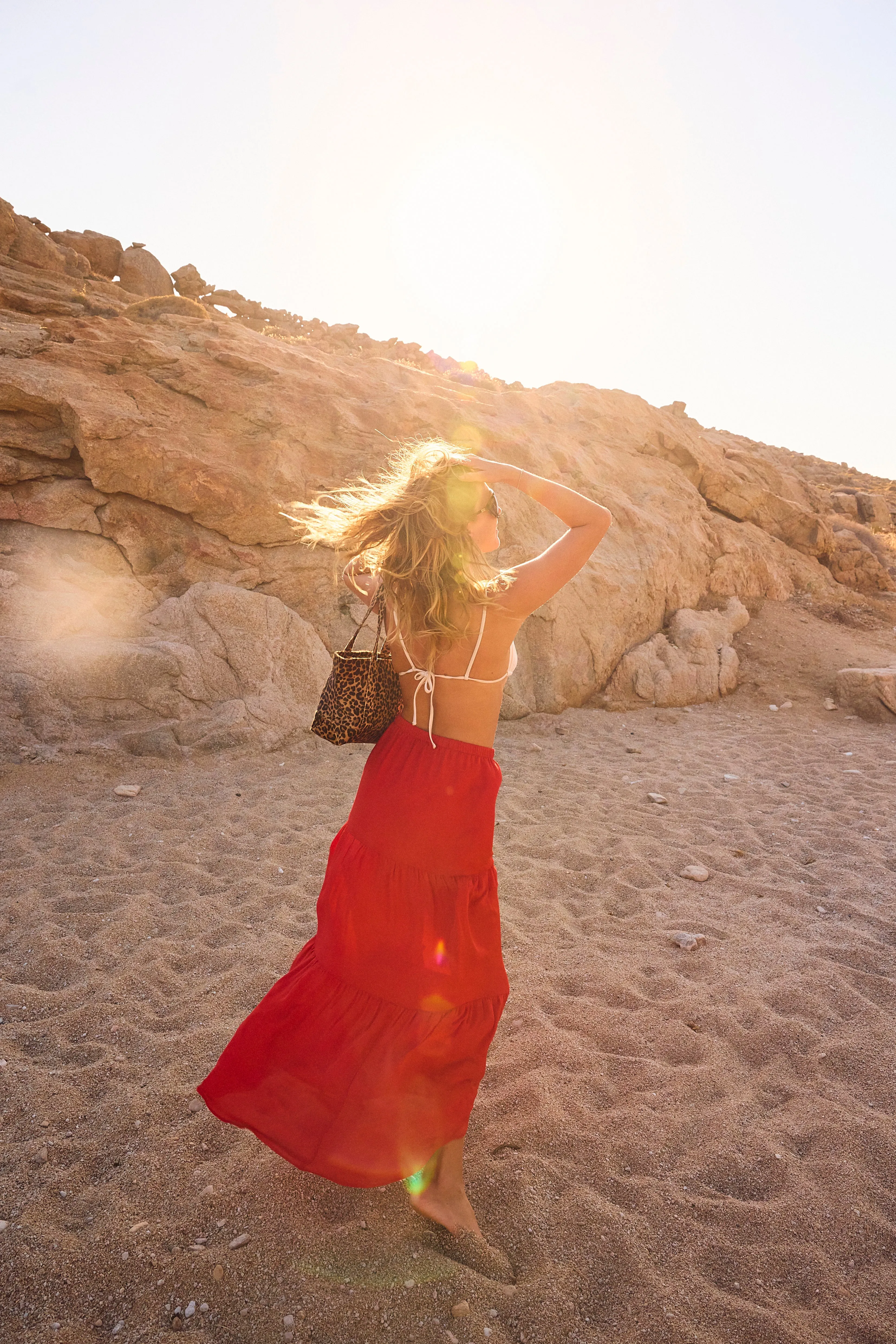 Silk Tiered Maxi Skirt sold by SPRWMN product image thumbnail 3