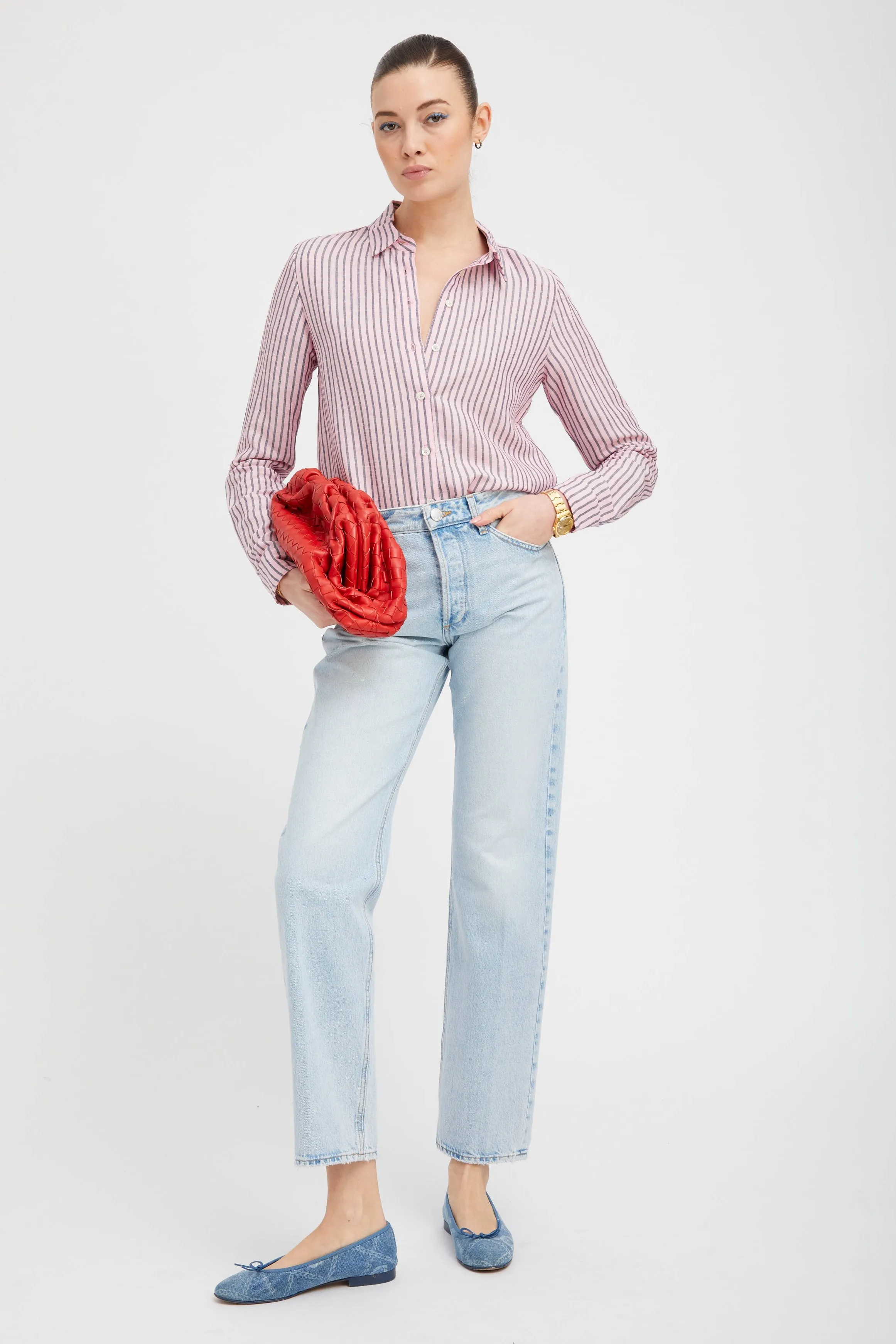 Farah Cropped Slim Boyfriend Denim PR sold by SPRWMN product image thumbnail 2