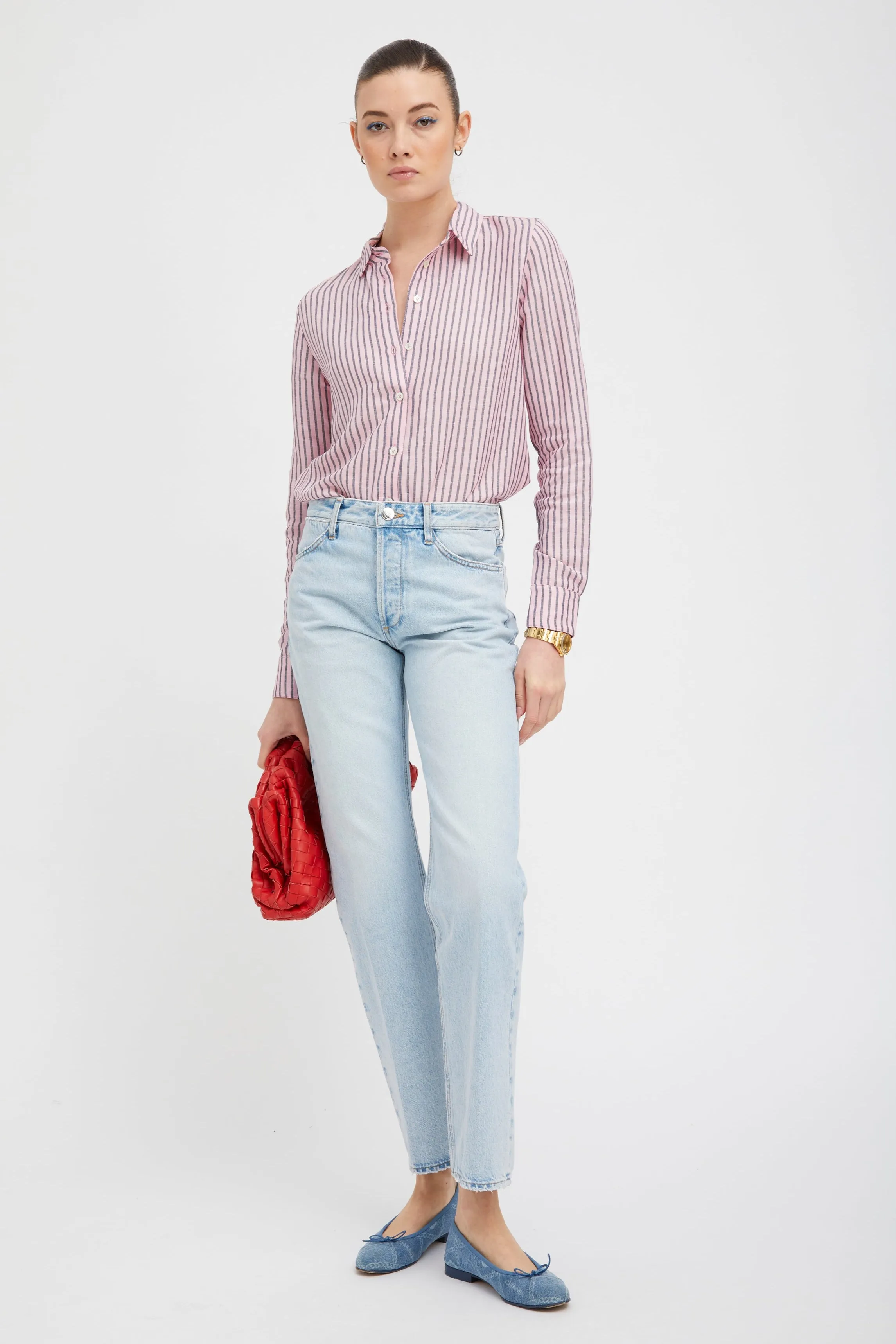 Farah Cropped Slim Boyfriend Denim PR sold by SPRWMN