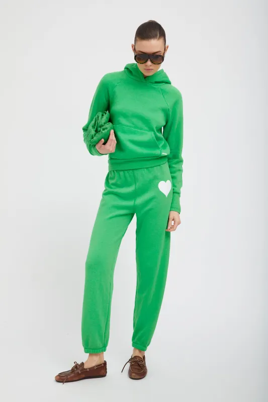 Bright Green Shrunken Hoodie Set PR made by SPRWMN