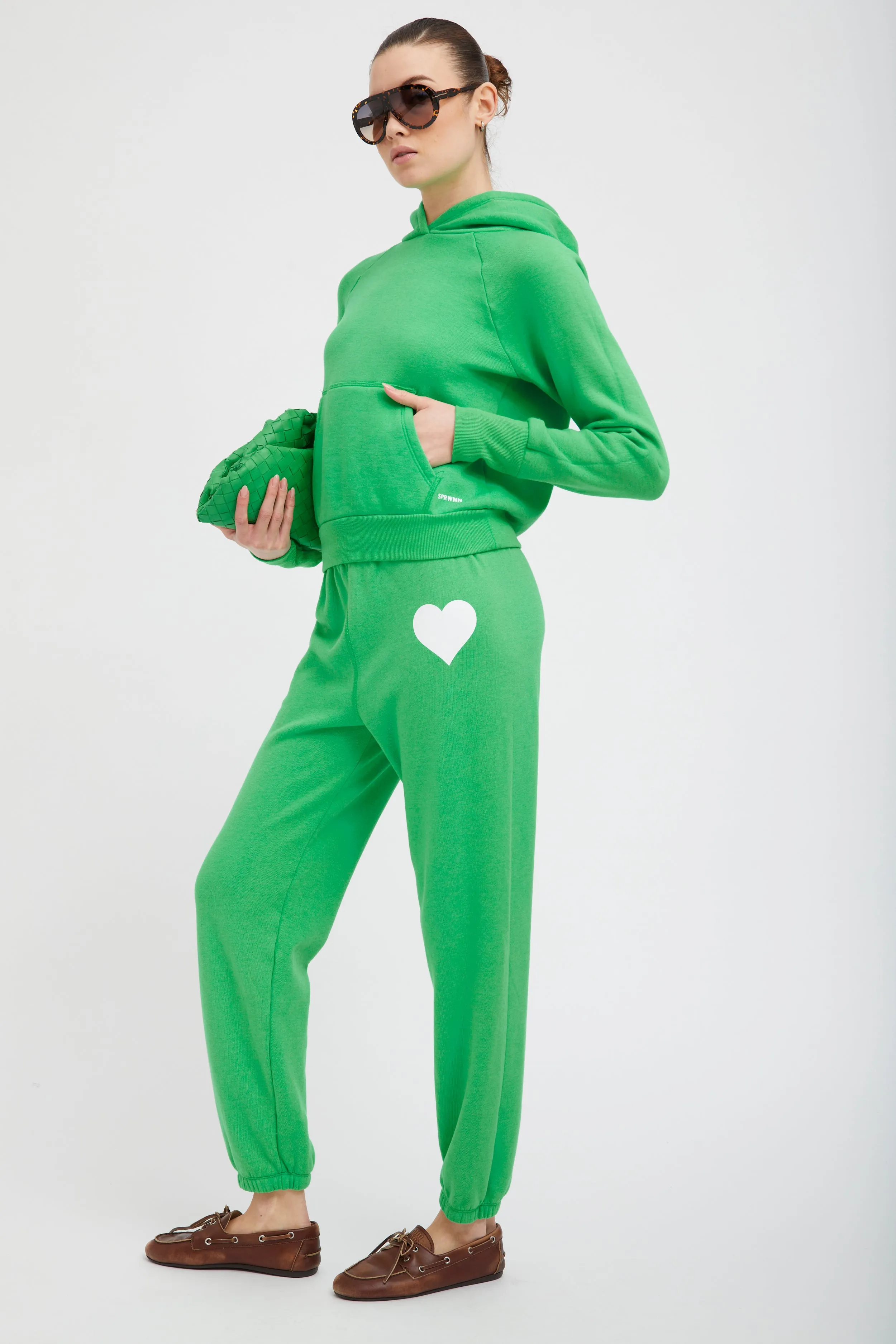 Bright Green Shrunken Hoodie Set PR sold by SPRWMN product image thumbnail 3