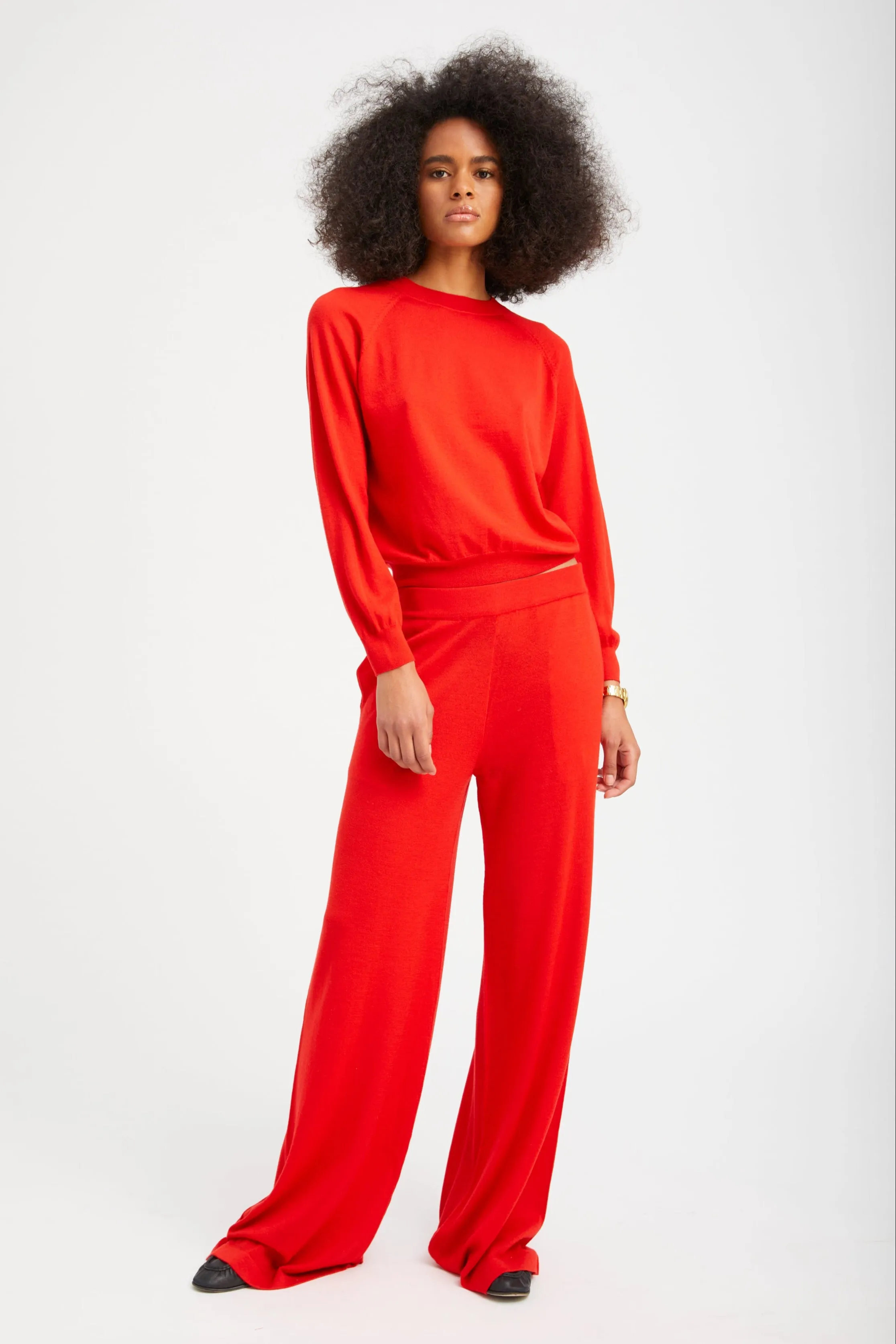 Red Cashmere Raglan Sweater sold by SPRWMN product image thumbnail 2