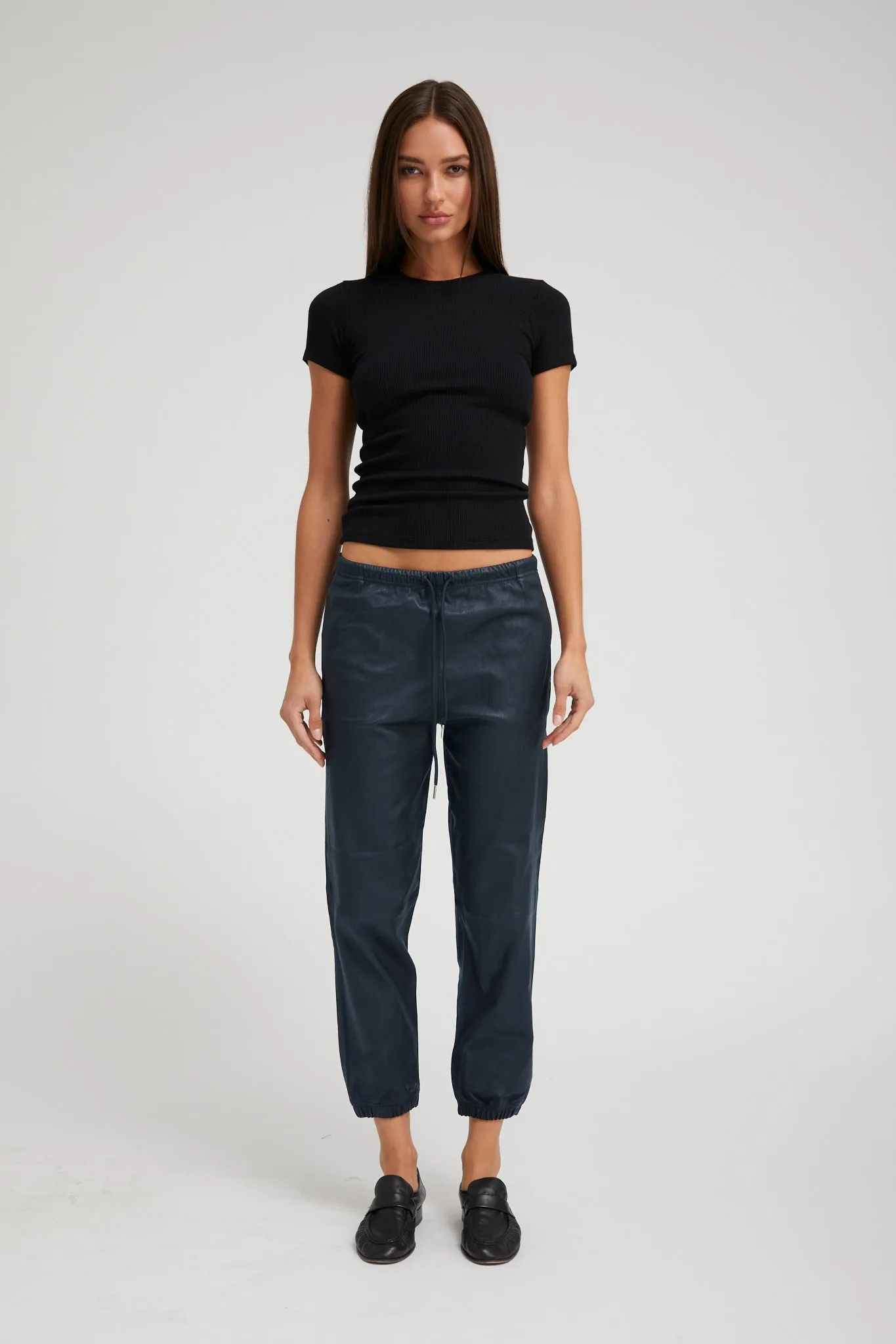 Leather Sweatpants sold by SPRWMN