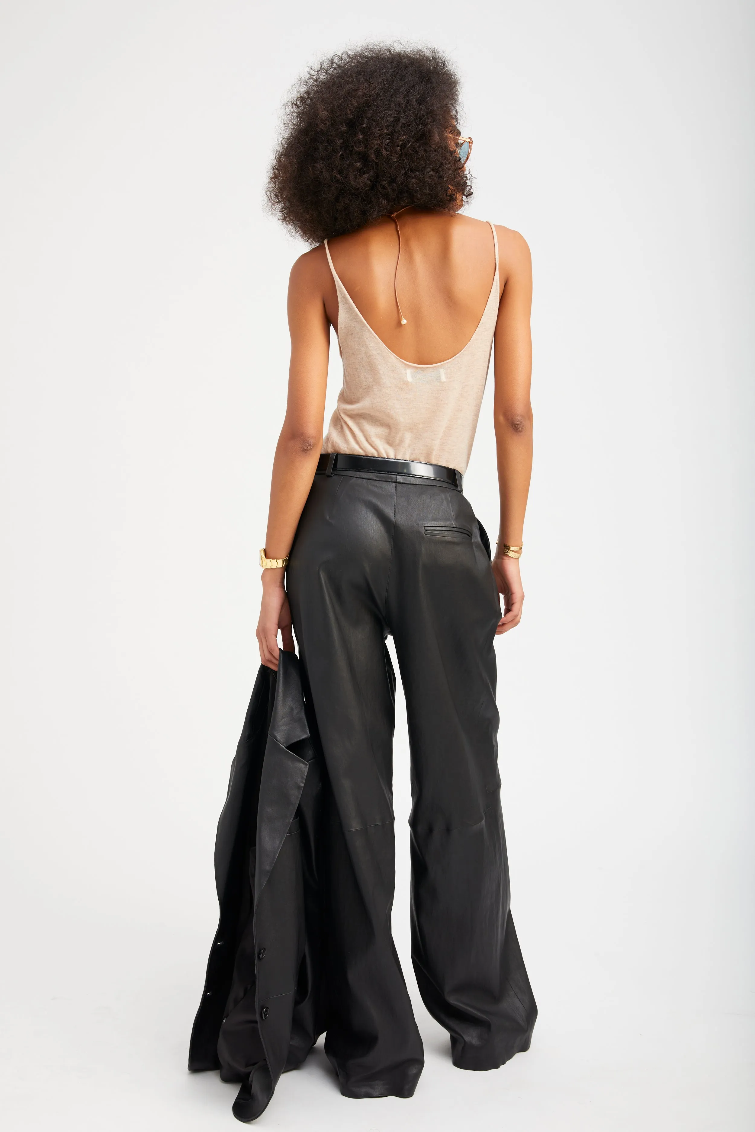 Wheat Tissue Cashmere Tank sold by SPRWMN product image thumbnail 5