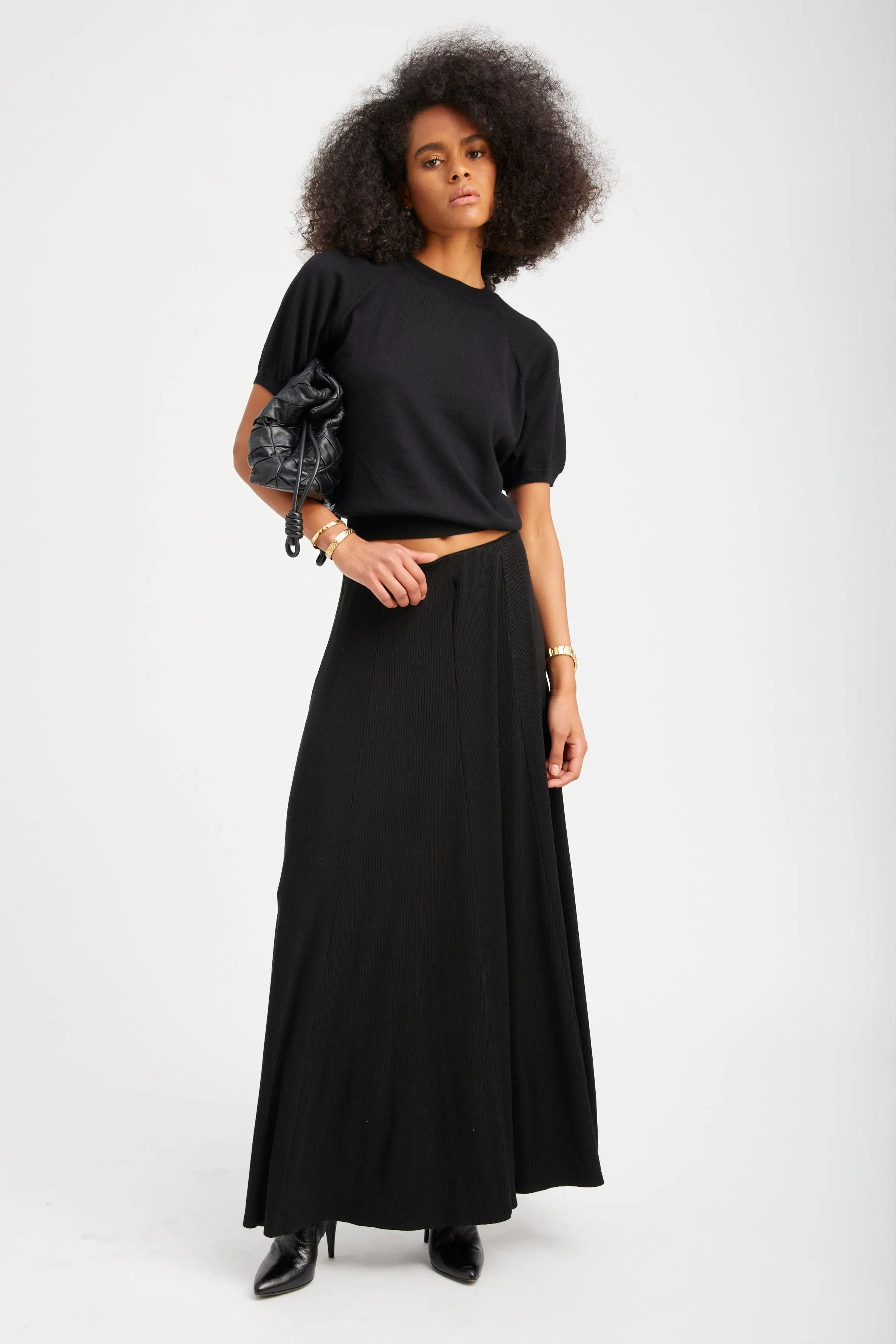 Rib Brigitte Maxi Skirt sold by SPRWMN
