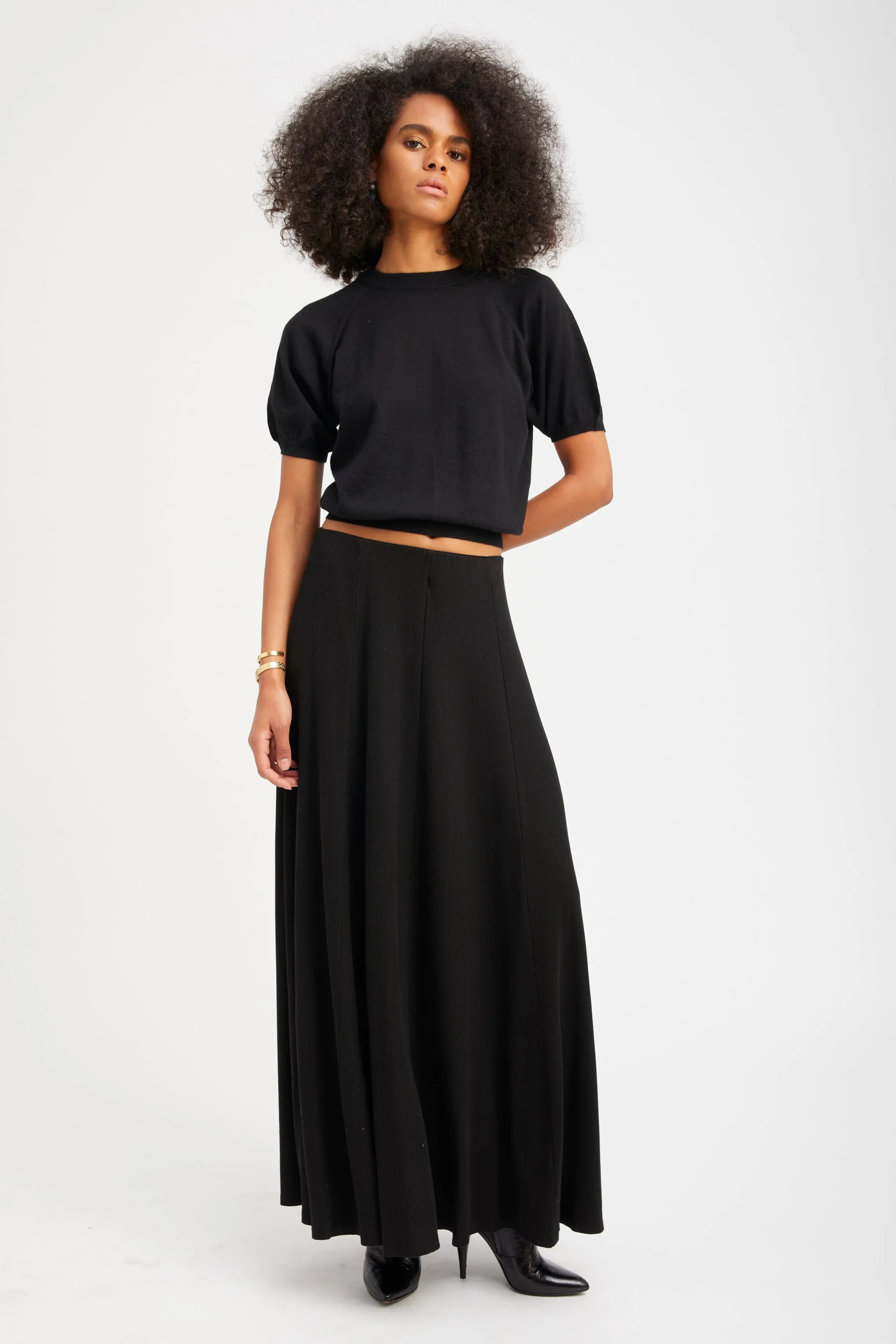 Rib Brigitte Maxi Skirt sold by SPRWMN product image thumbnail 3