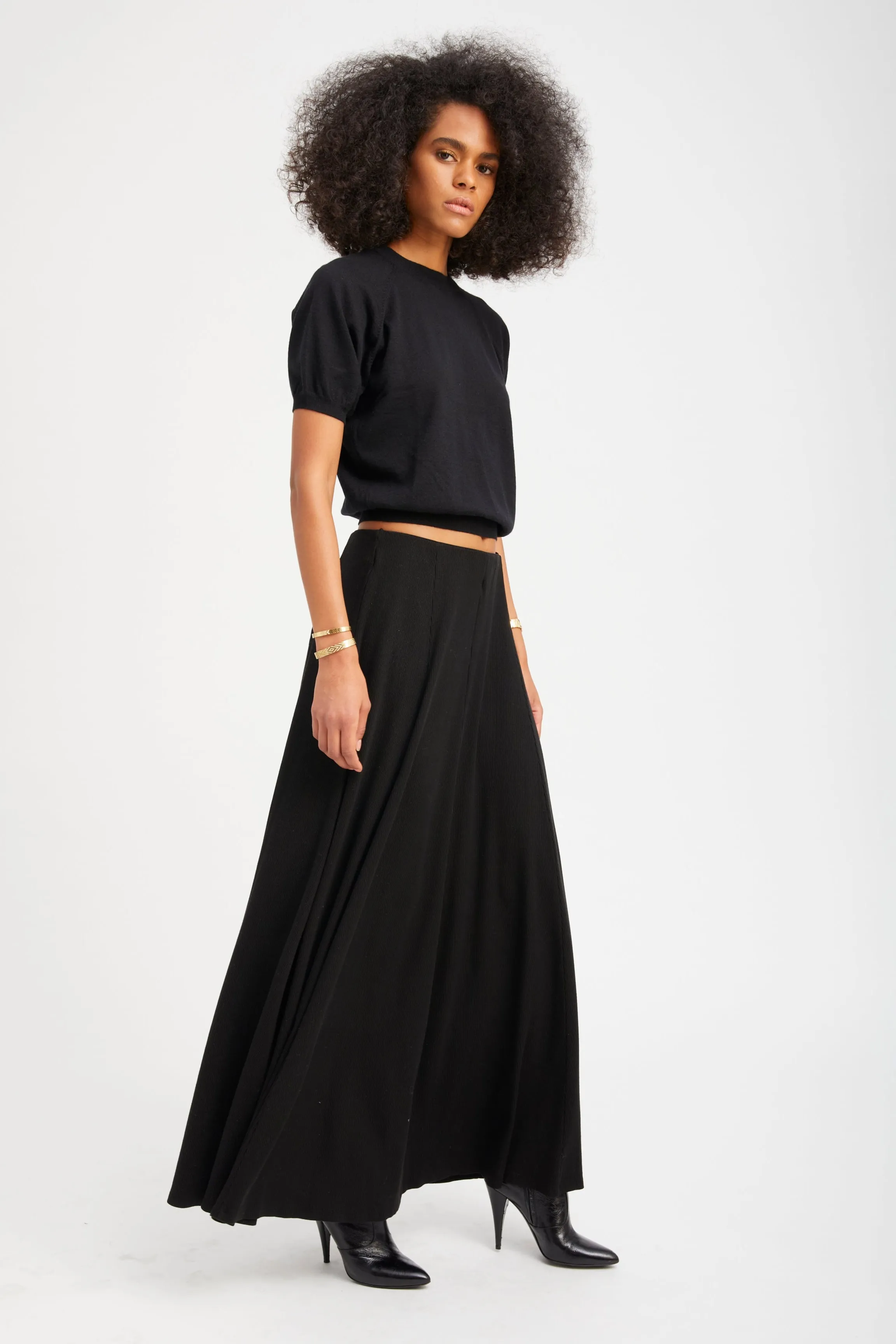 Rib Brigitte Maxi Skirt sold by SPRWMN product image thumbnail 4