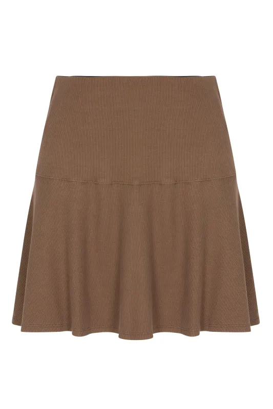 Jane Rib Skirt made by SPRWMN