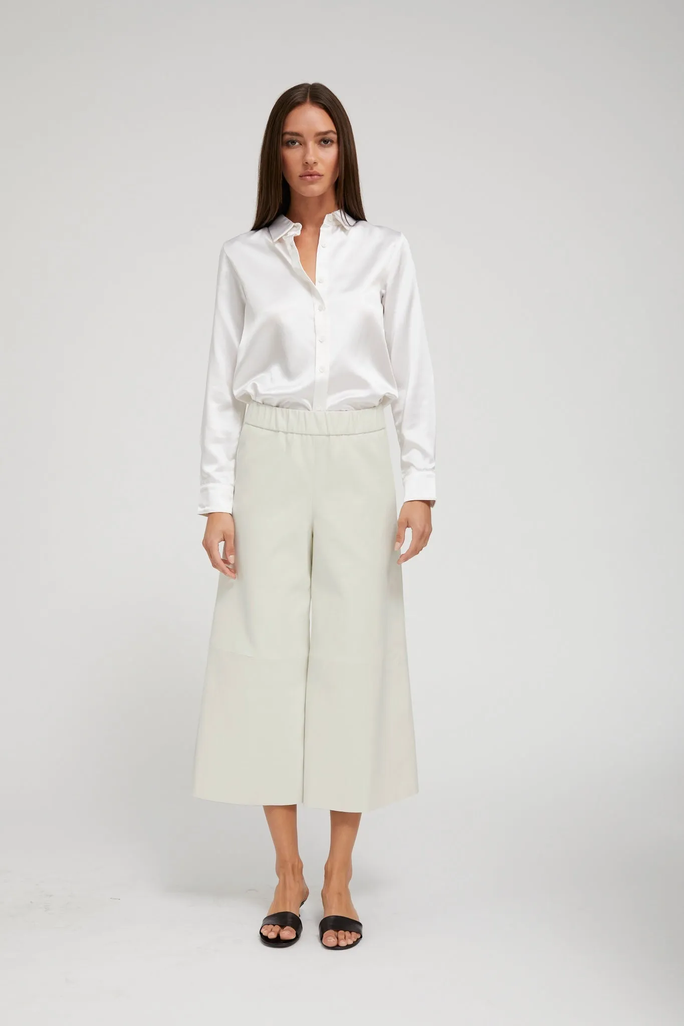 Shell Leather Culotte sold by SPRWMN product image thumbnail 2