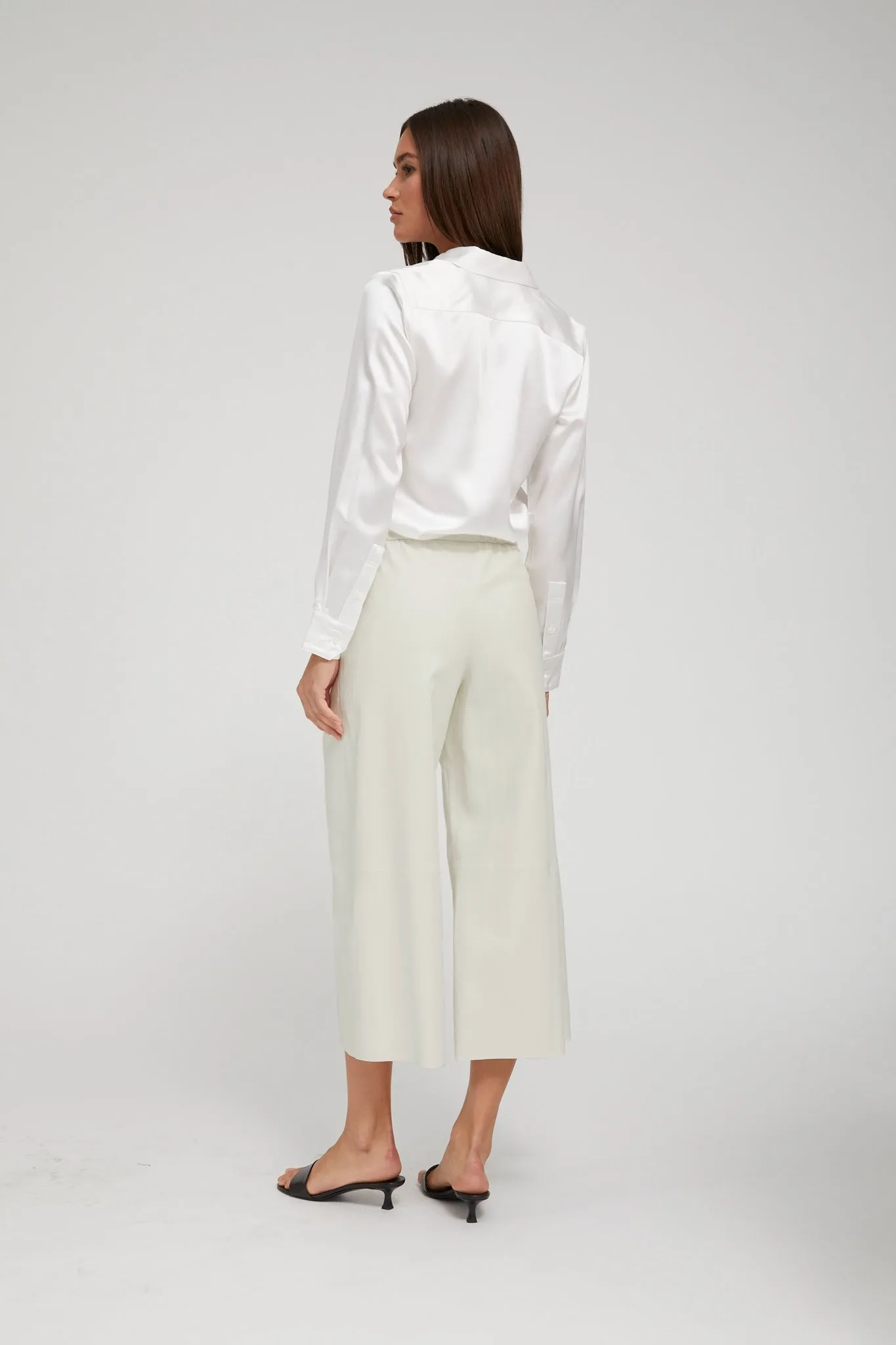 Shell Leather Culotte sold by SPRWMN product image thumbnail 3