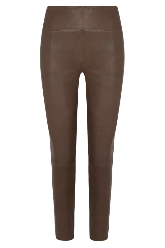 Truffle Leather Ankle sold by SPRWMN