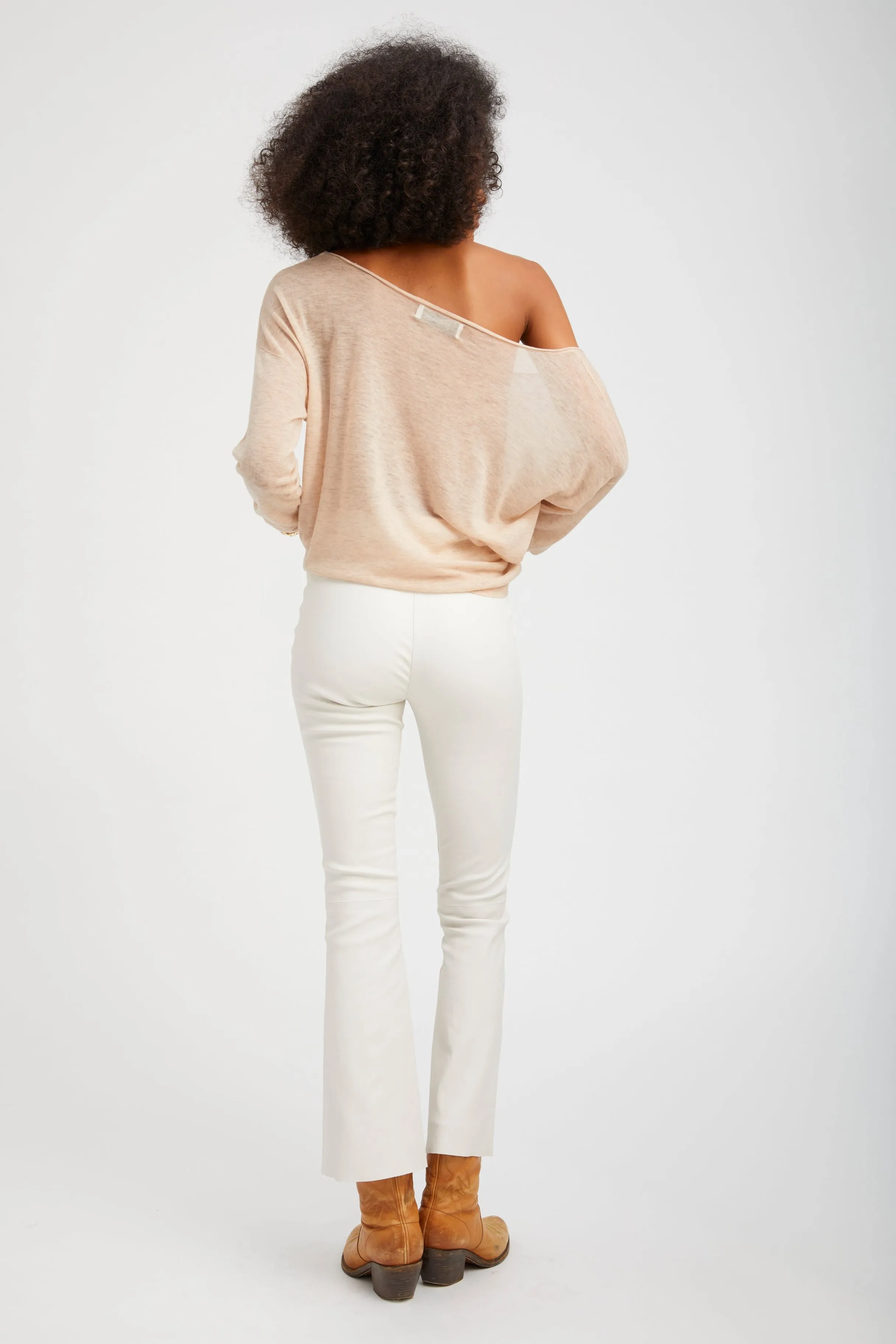 Jackie Leather Ankle Flare sold by SPRWMN product image thumbnail 4