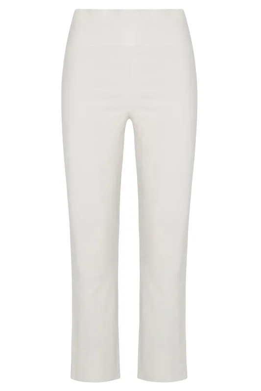 Shell Leather Crop Flare sold by SPRWMN