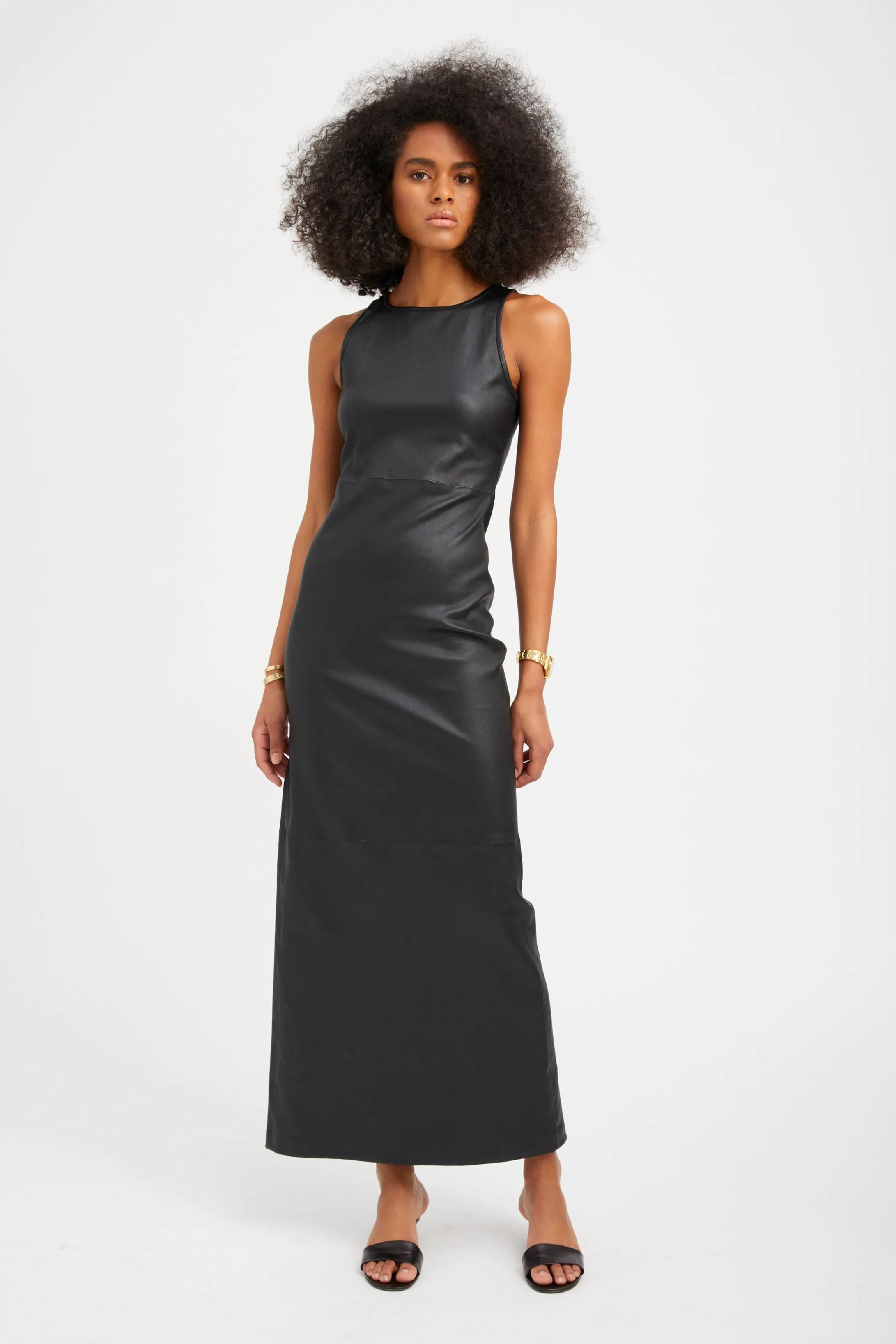 Leather Audrey Maxi Dress sold by SPRWMN