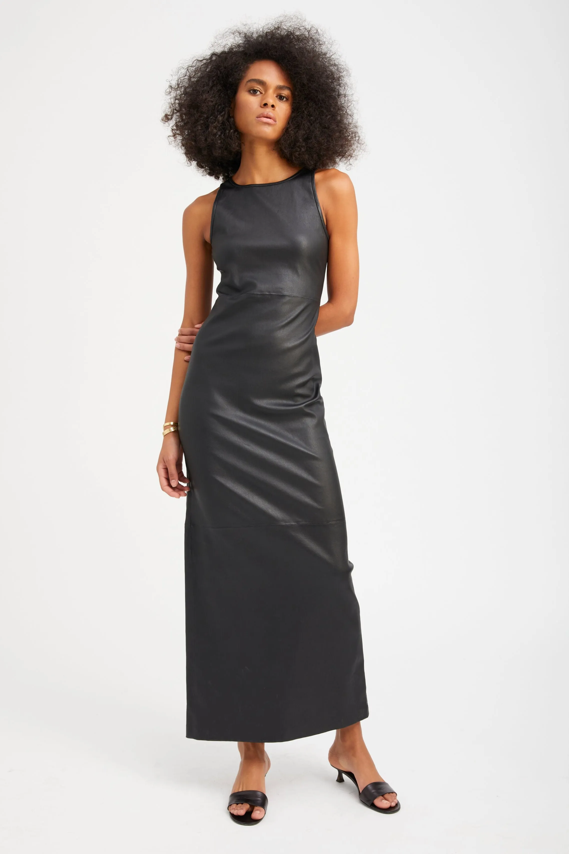 Leather Audrey Maxi Dress sold by SPRWMN product image thumbnail 2