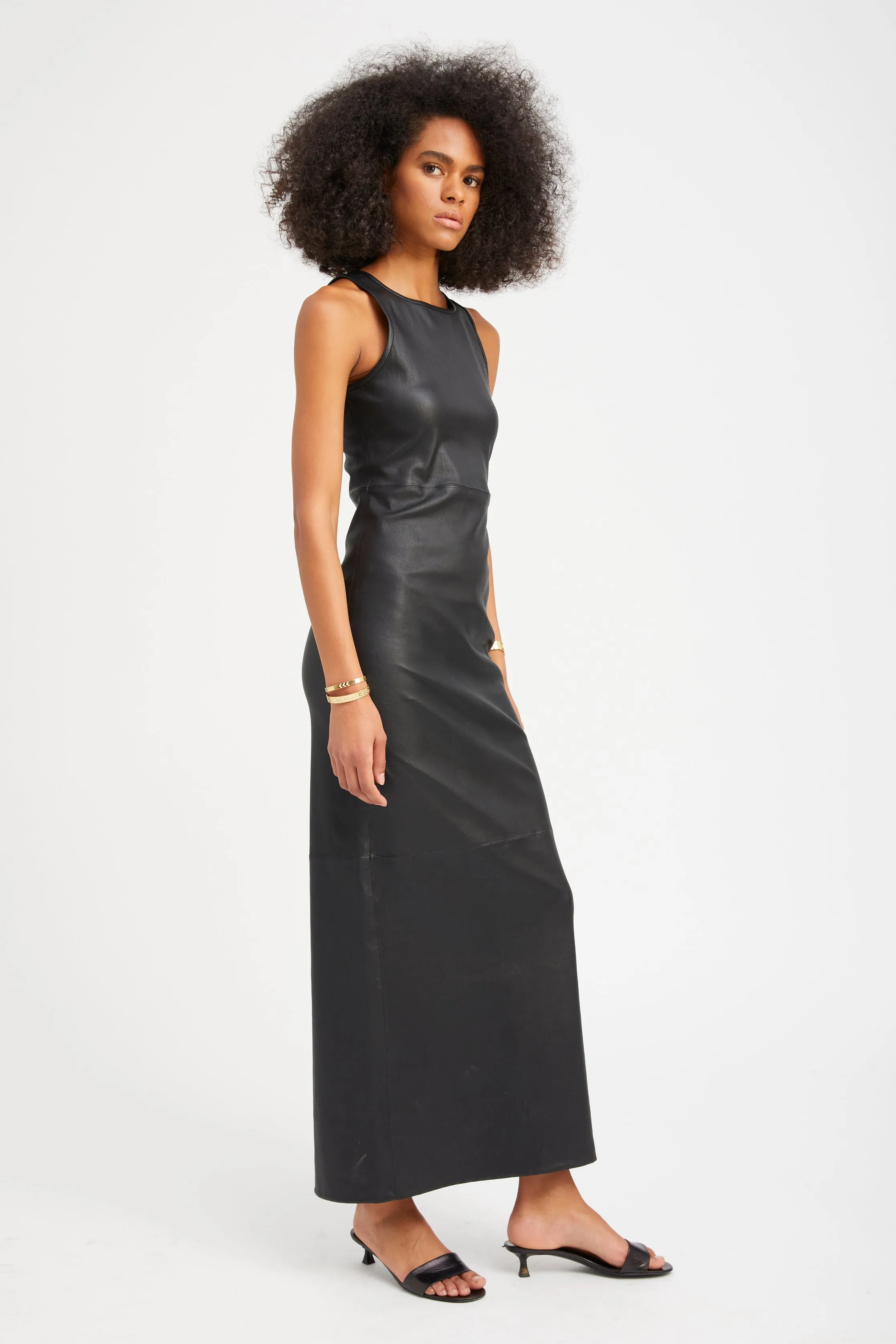 Leather Audrey Maxi Dress sold by SPRWMN product image thumbnail 4