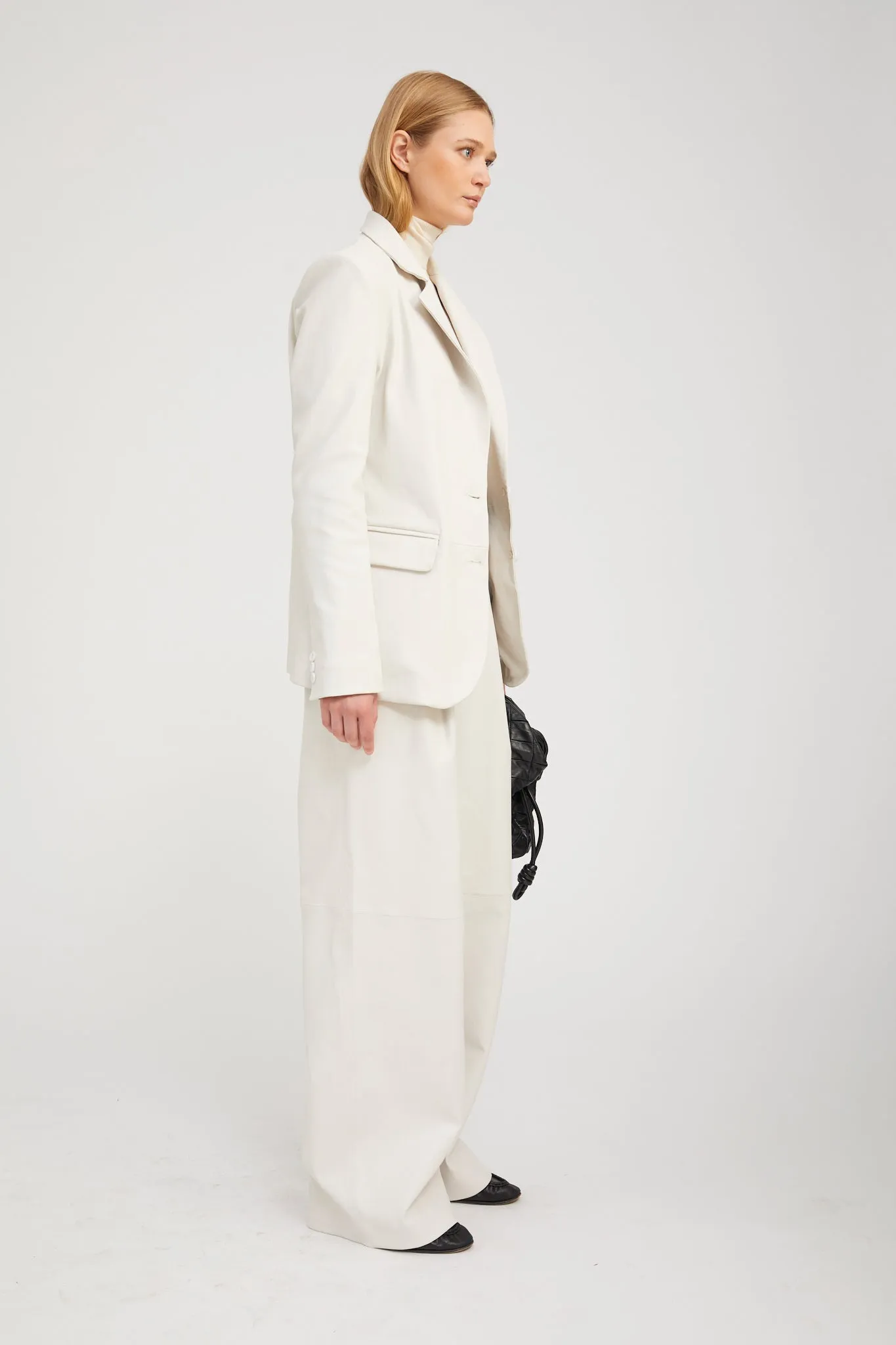 Leather Paloma Pleated Trousers sold by SPRWMN product image thumbnail 3