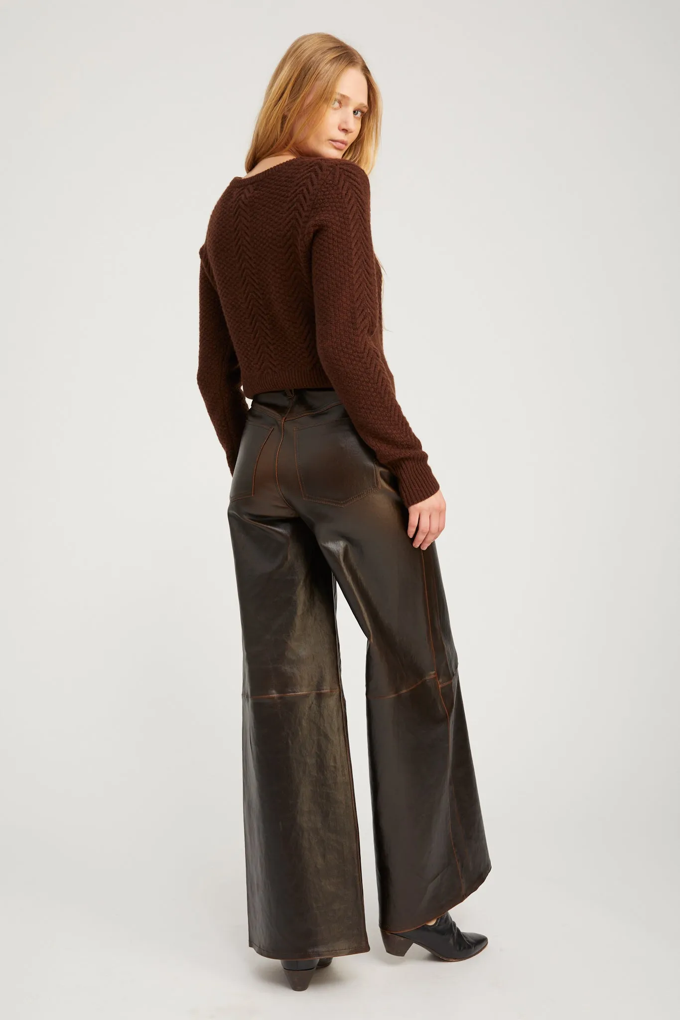 Cashmere Cable Knit Cardigan sold by SPRWMN product image thumbnail 4