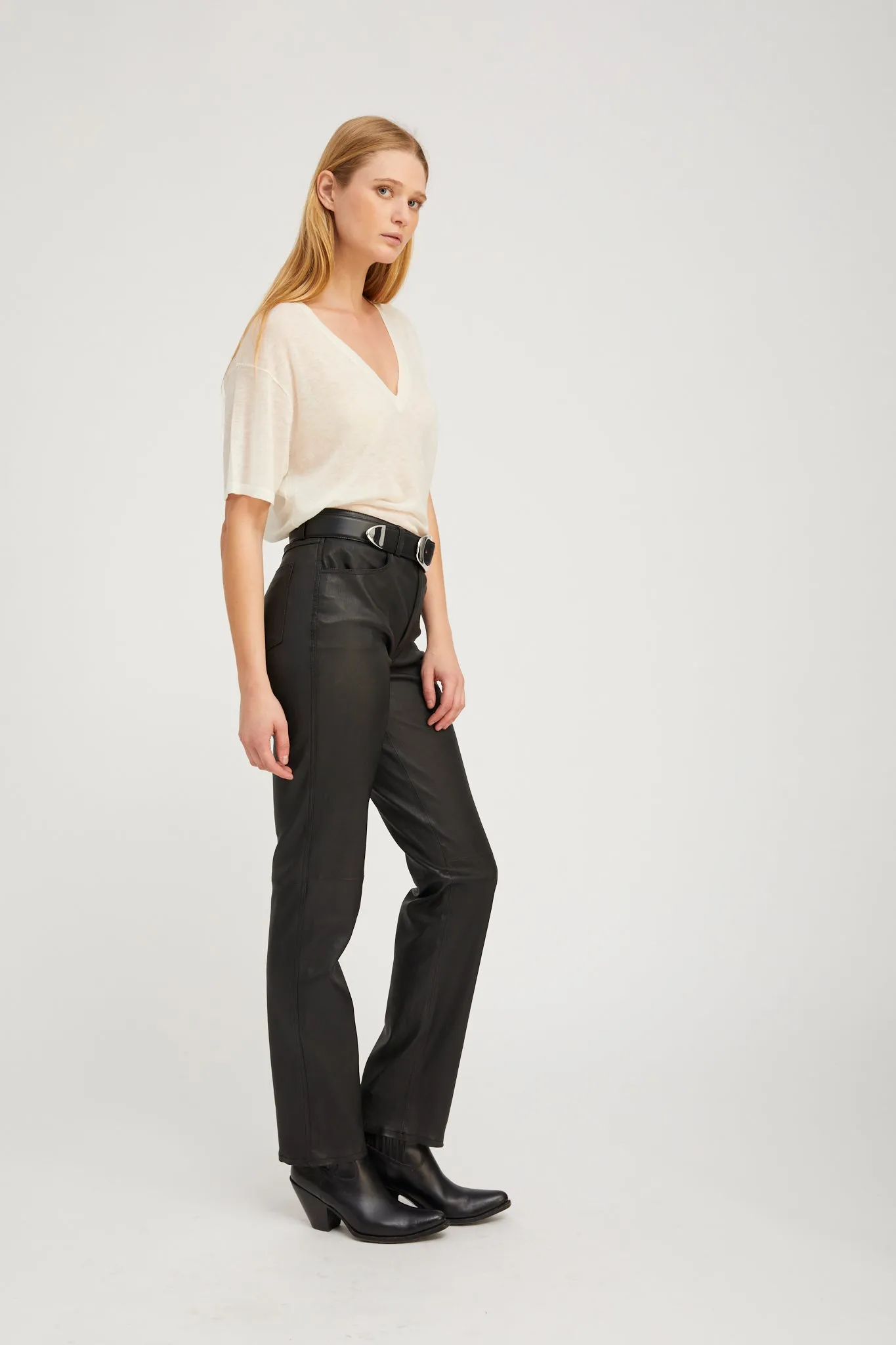 Tissue V-Neck Tee sold by SPRWMN product image thumbnail 4