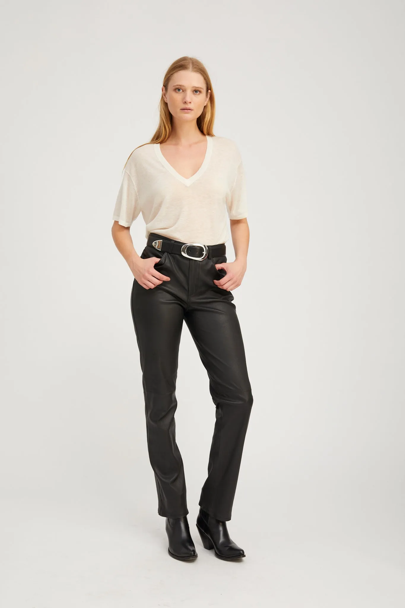 Tissue V-Neck Tee sold by SPRWMN product image thumbnail 2