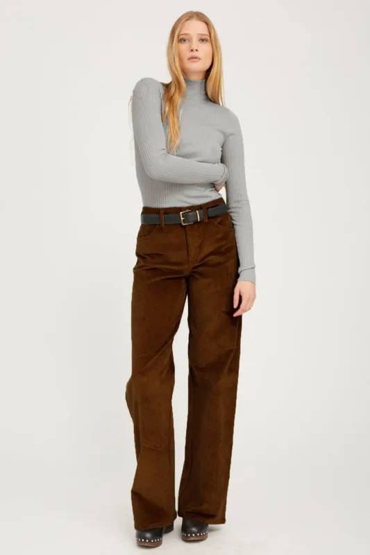 Americano Corduroy Wide Leg Trousers sold by SPRWMN