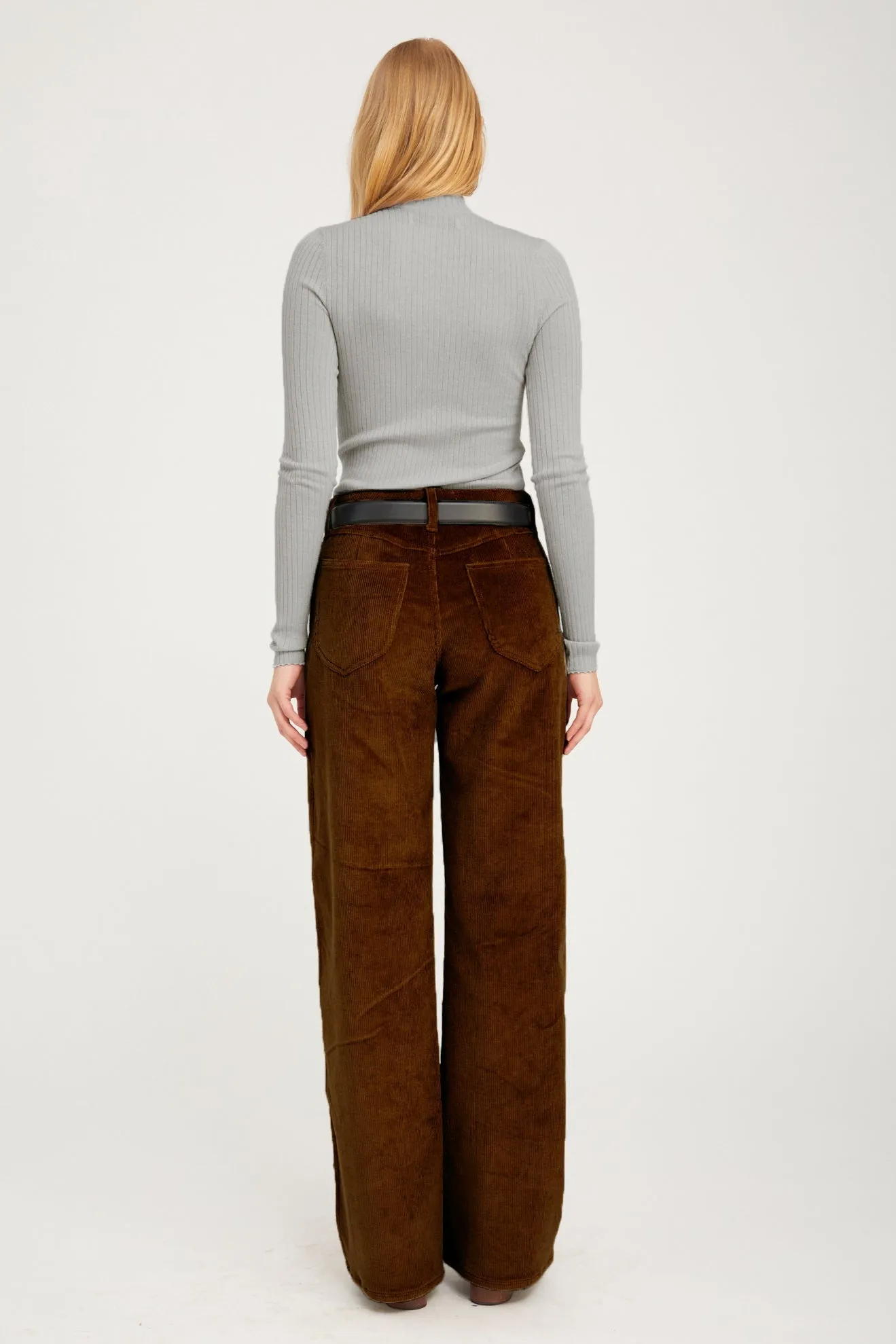 Americano Corduroy Wide Leg Trousers sold by SPRWMN product image thumbnail 2