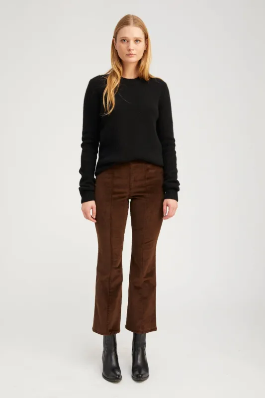 Americano Corduroy Ankle Flare with Princess Seams sold by SPRWMN