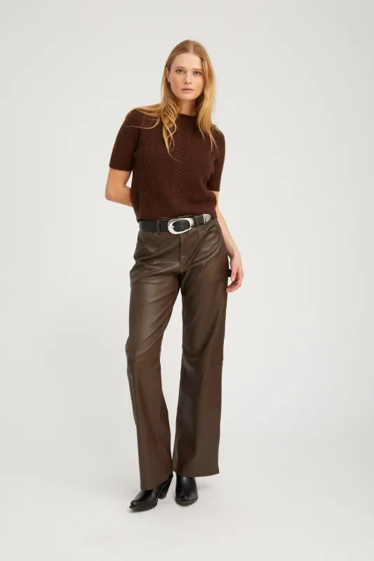 Leather Carpenter Pants sold by SPRWMN