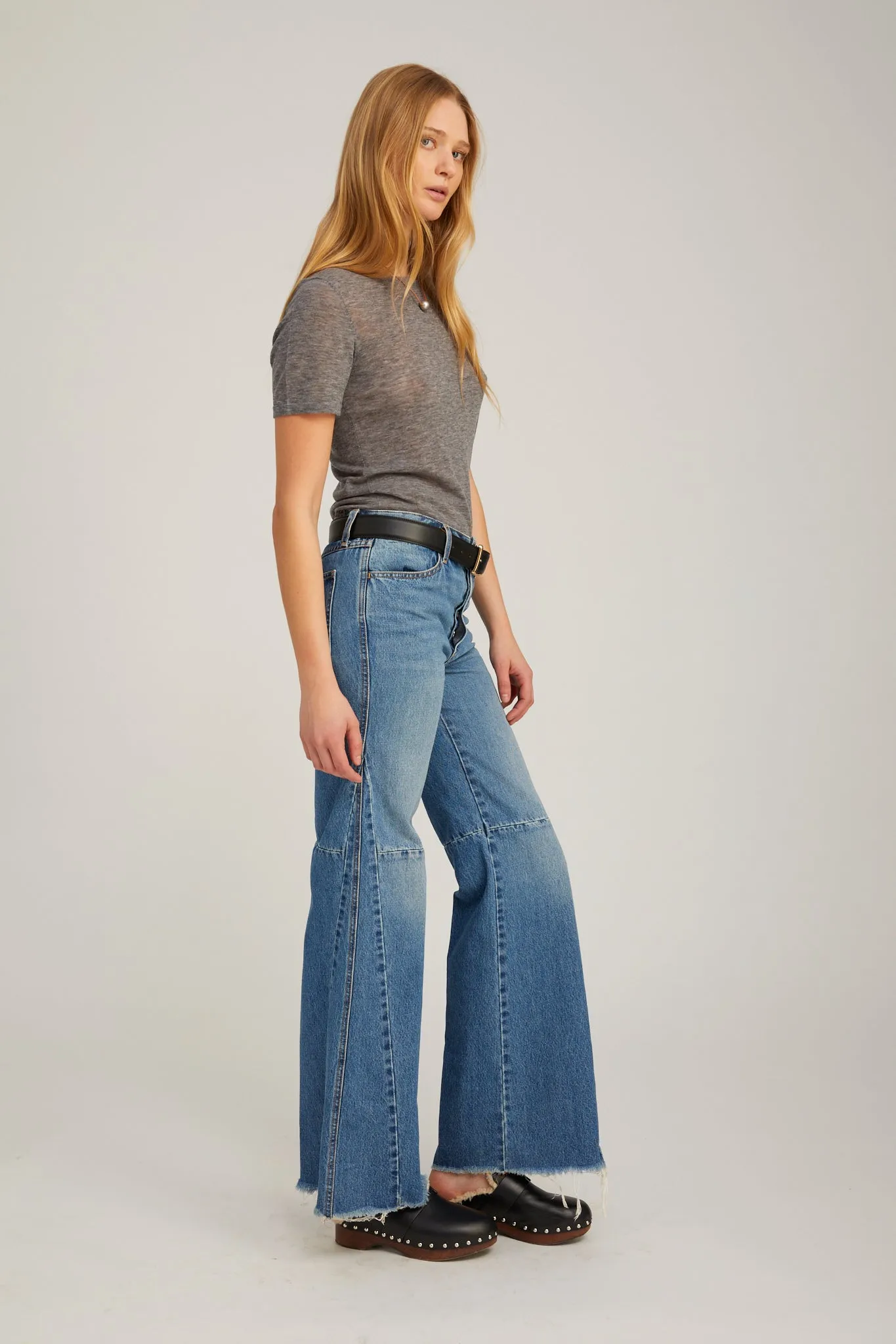 Grey Tissue Cashmere Classic Tee sold by SPRWMN product image thumbnail 5