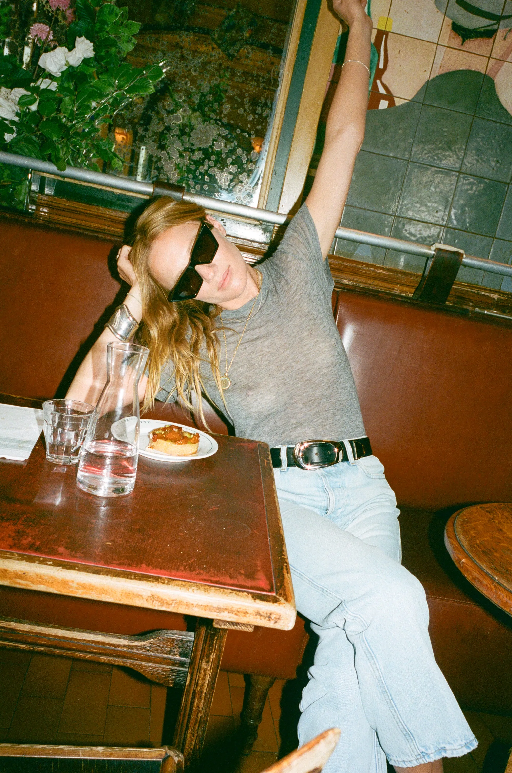 Grey Tissue Cashmere Classic Tee sold by SPRWMN