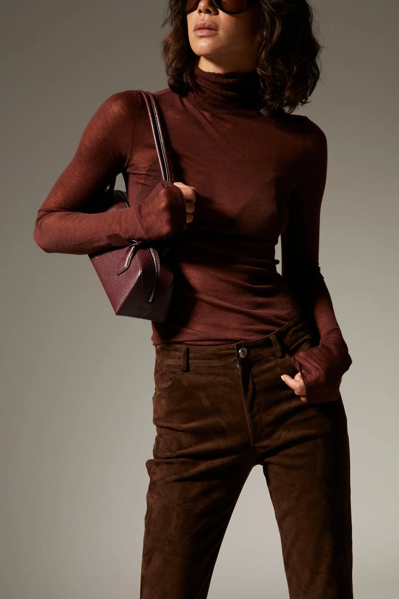 Americano Tissue Cashmere Mock Neck sold by SPRWMN