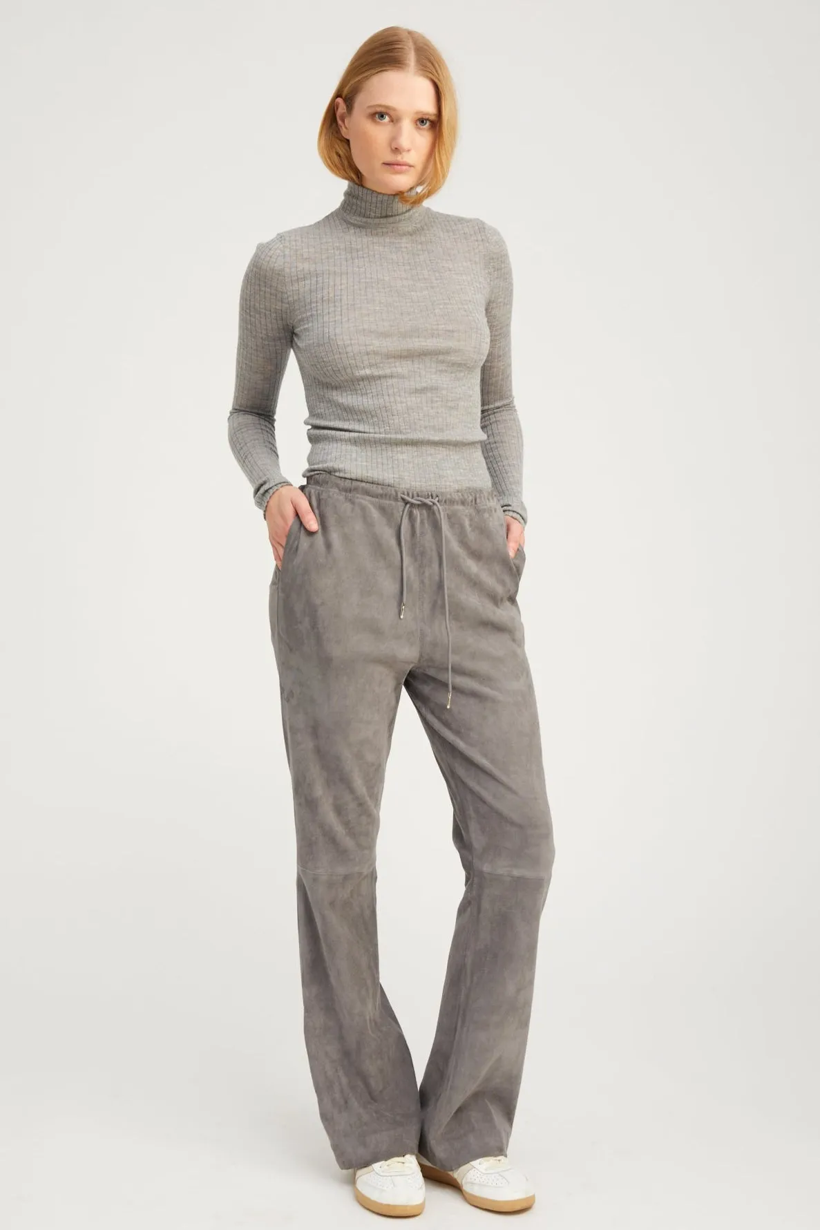 Suede Straight Leg Pants sold by SPRWMN product image thumbnail 2