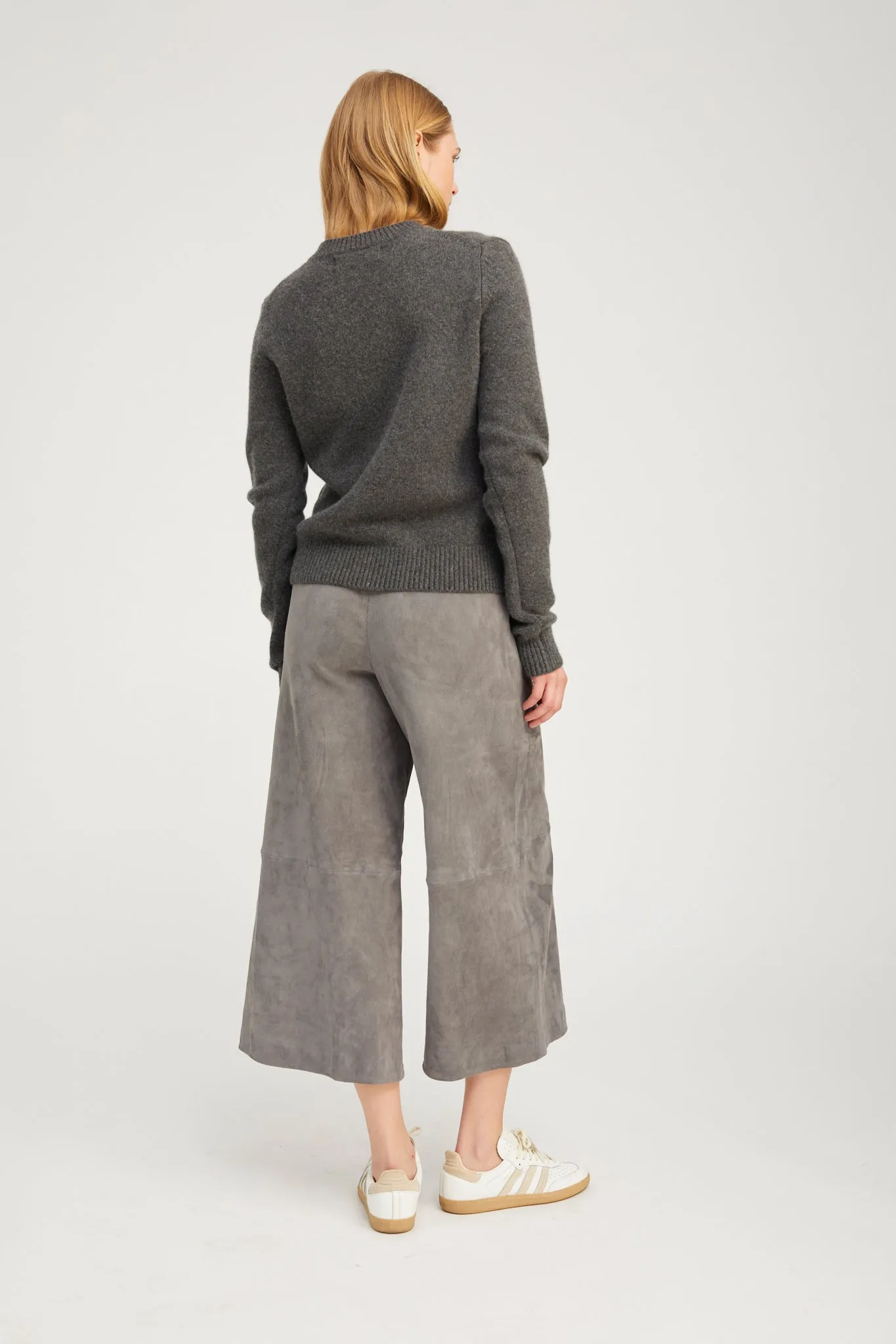 Grey Suede Culotte sold by SPRWMN product image thumbnail 3