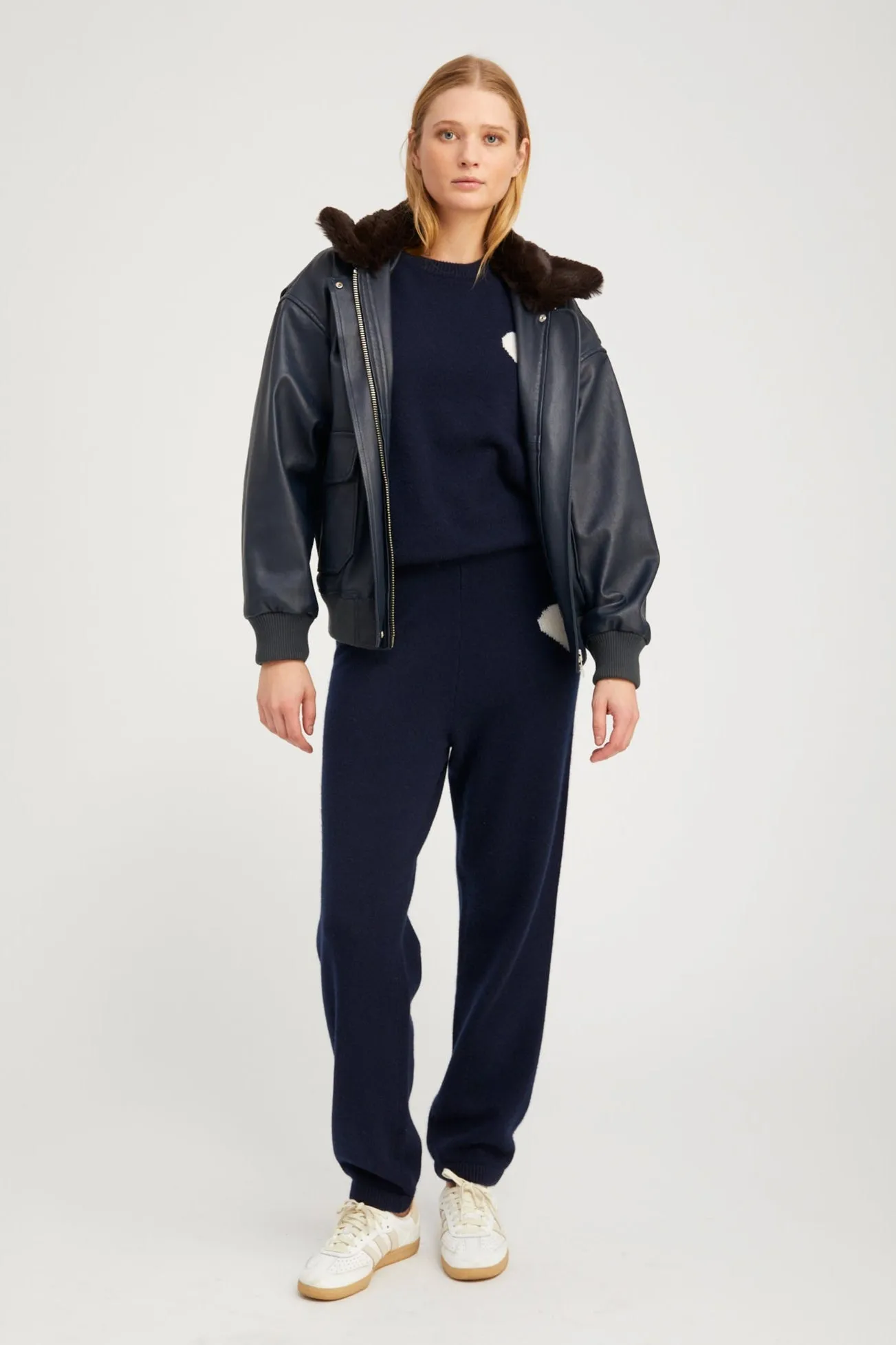Midnight Leather Vintage Aviator Jacket sold by SPRWMN product image thumbnail 2
