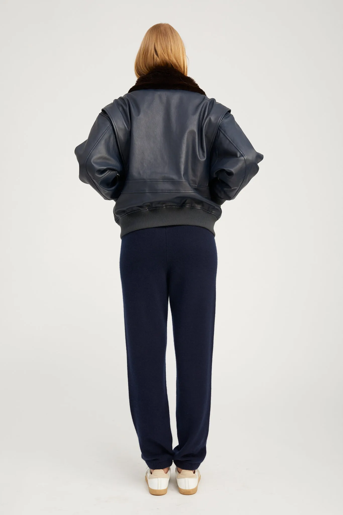Midnight Leather Vintage Aviator Jacket sold by SPRWMN product image thumbnail 4