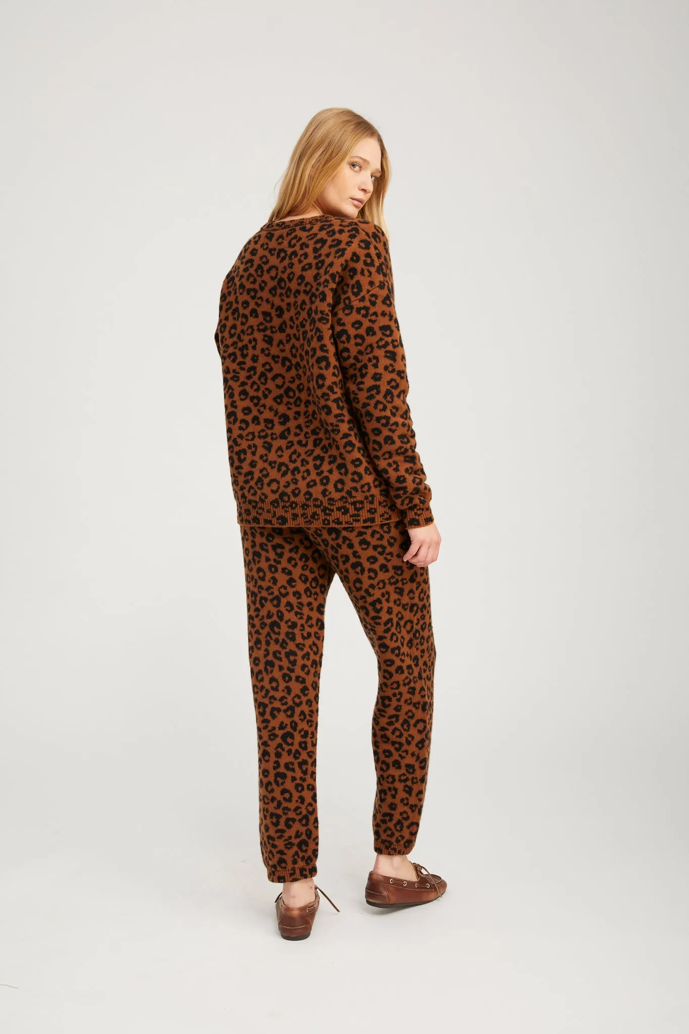 Leopard Cashmere Sweatshirt sold by SPRWMN product image thumbnail 5