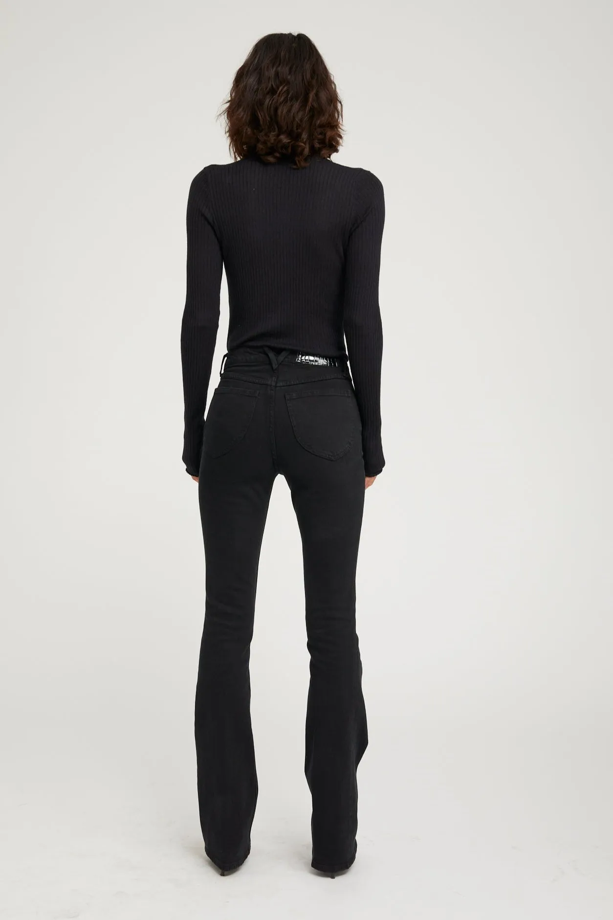 Black Cashmere Henley sold by SPRWMN product image thumbnail 5