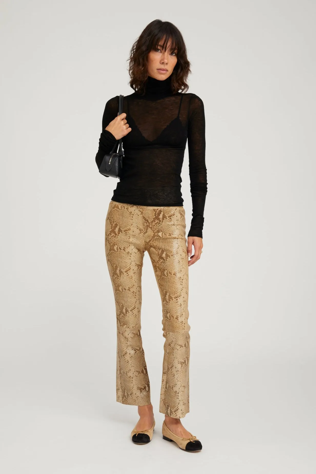 Jackie Leather Ankle Flare sold by SPRWMN product image thumbnail 3