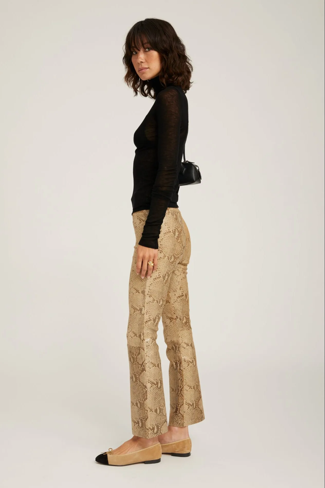 Jackie Leather Ankle Flare sold by SPRWMN product image thumbnail 4